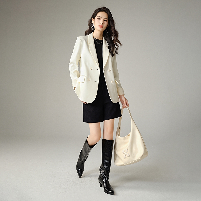 【新品】2025轻熟外套翻领西装外套女25091016