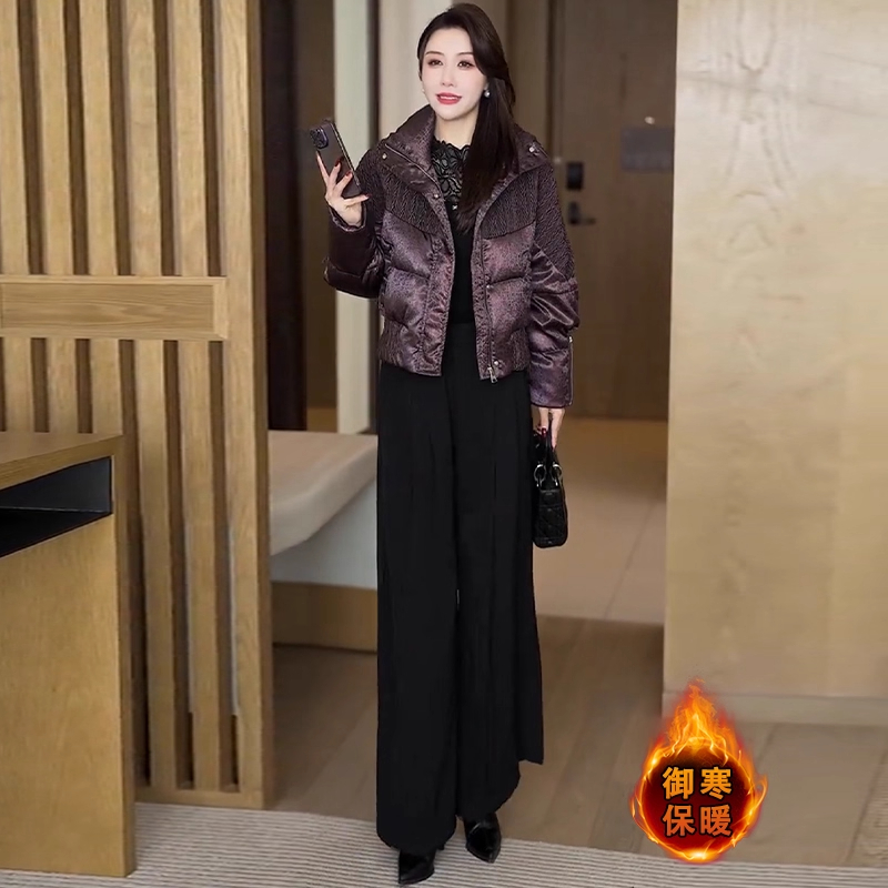 短款加厚棉服女2025冬季新款时尚洋气韩版设计感小个子保暖面包服