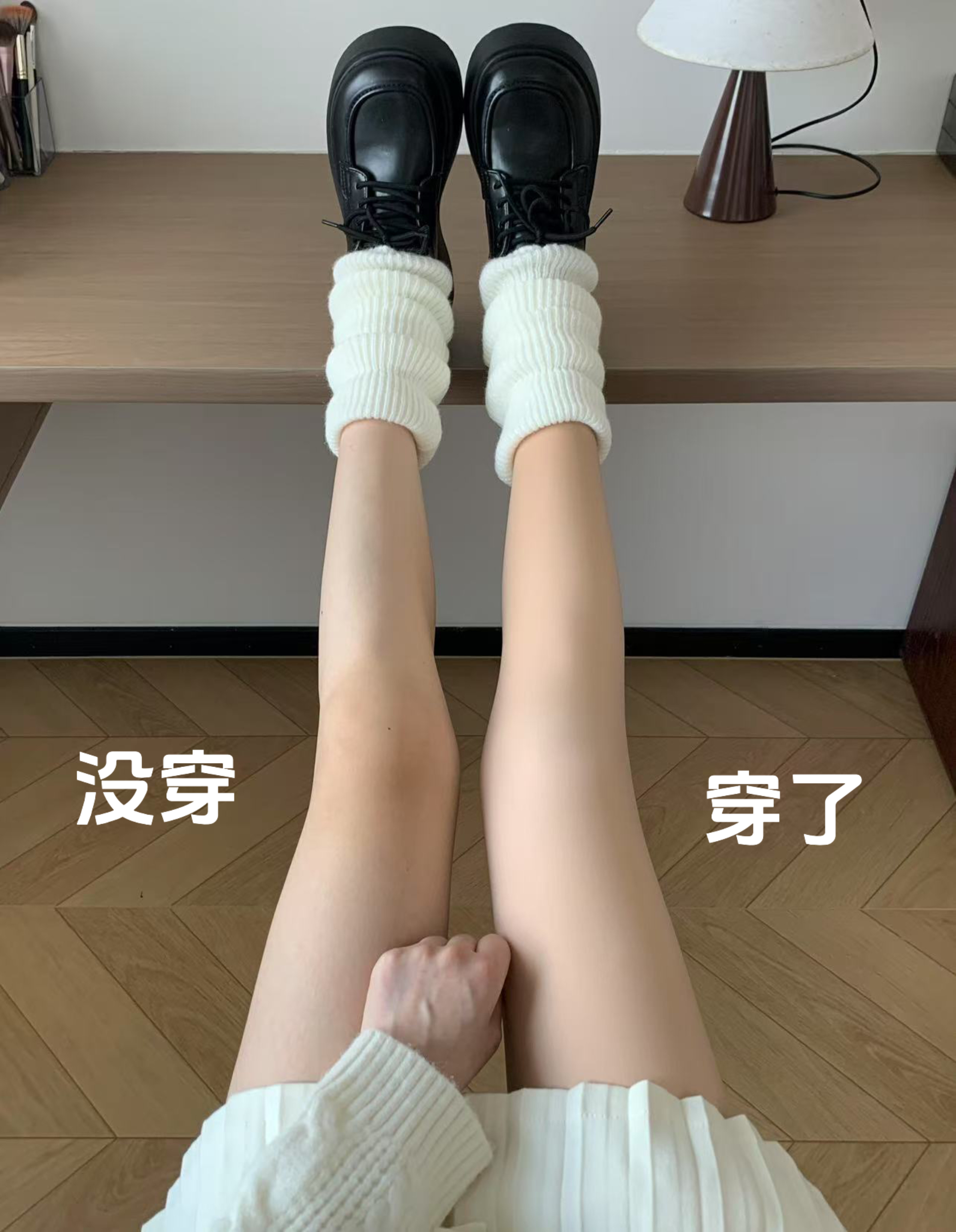 纽扣款连袜可拆卸双层光腿神器女秋冬裸感自然双层加绒加厚打底裤