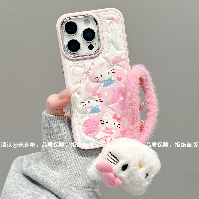 电镀镜框五星鼓包适用苹果17/iPhone/华为pura80手机壳新款防摔潮