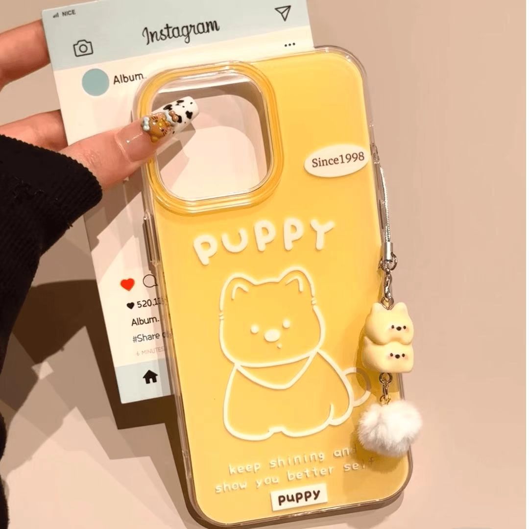 IMD奶黄西高地黄适用iphone17苹果16手机壳小米OPPO华为VIVO荣耀