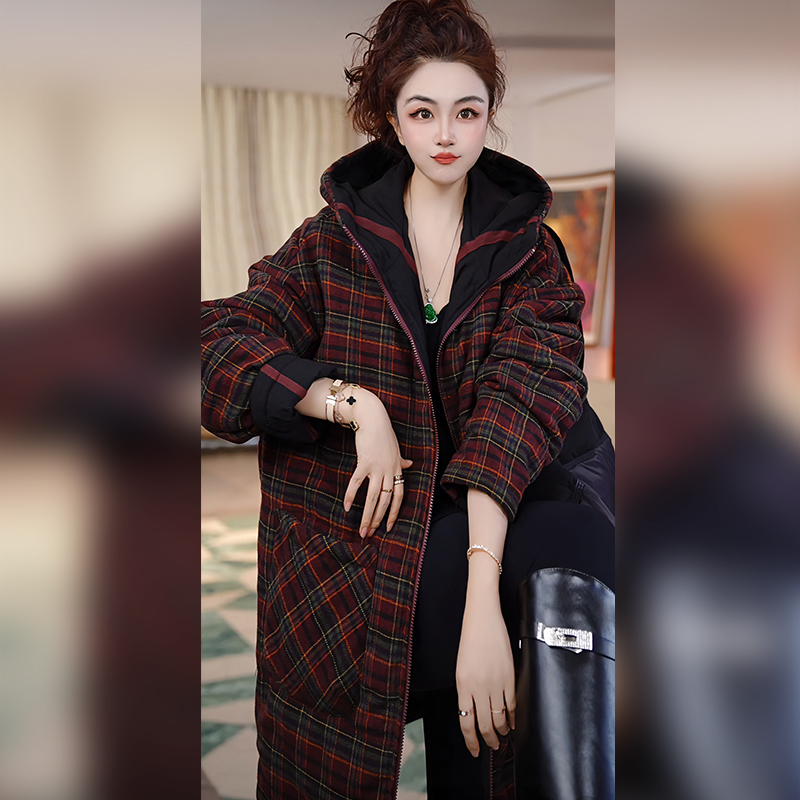 【Linda姐高端线】冬季时尚气质高档双面穿棉服外套AW5WDW0124