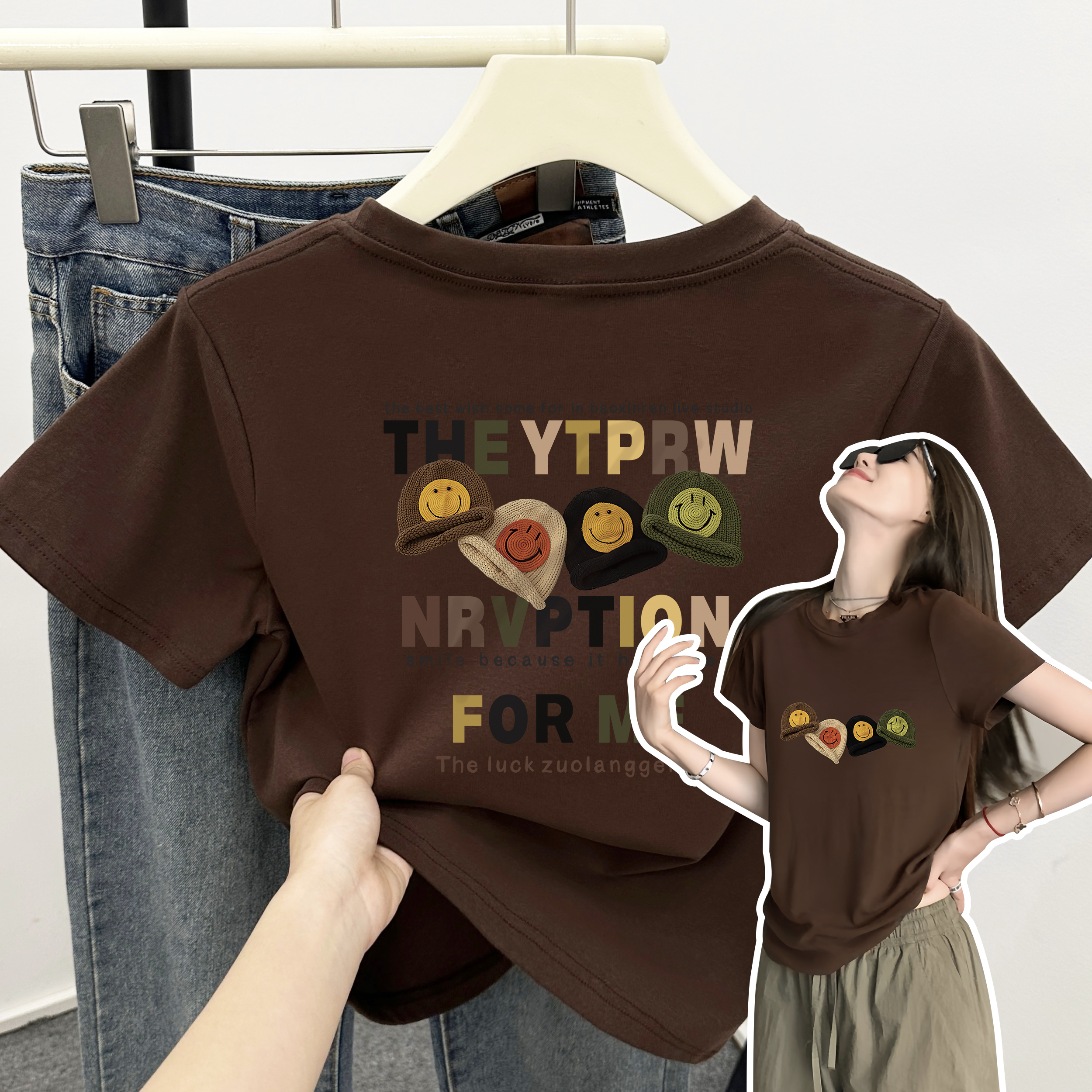 250斤大码女装正肩短袖t恤女高弹力棉显瘦修身复古圆领内搭上衣潮