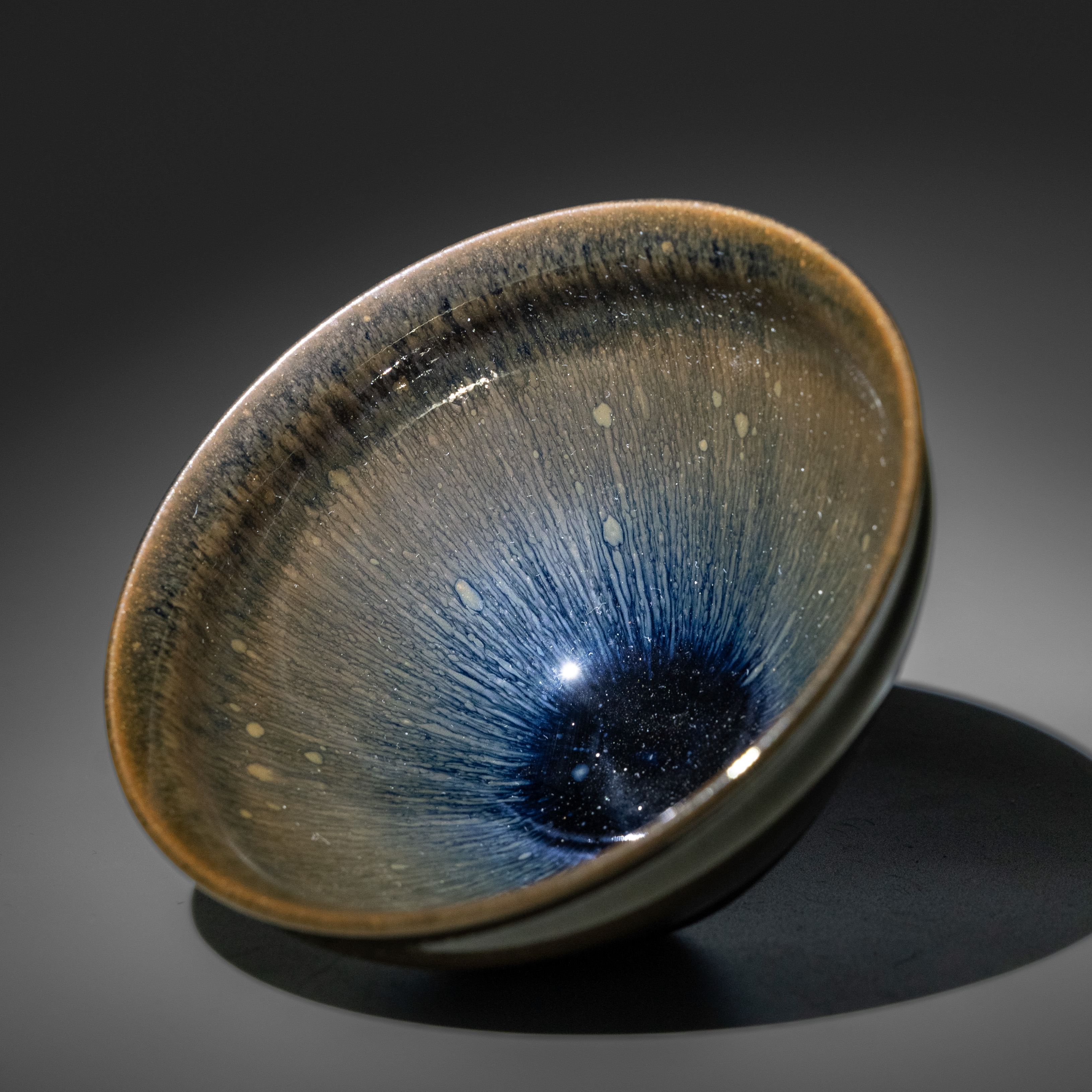 五里亭大束口银兔毫编码80523主人杯尺寸10x5.3