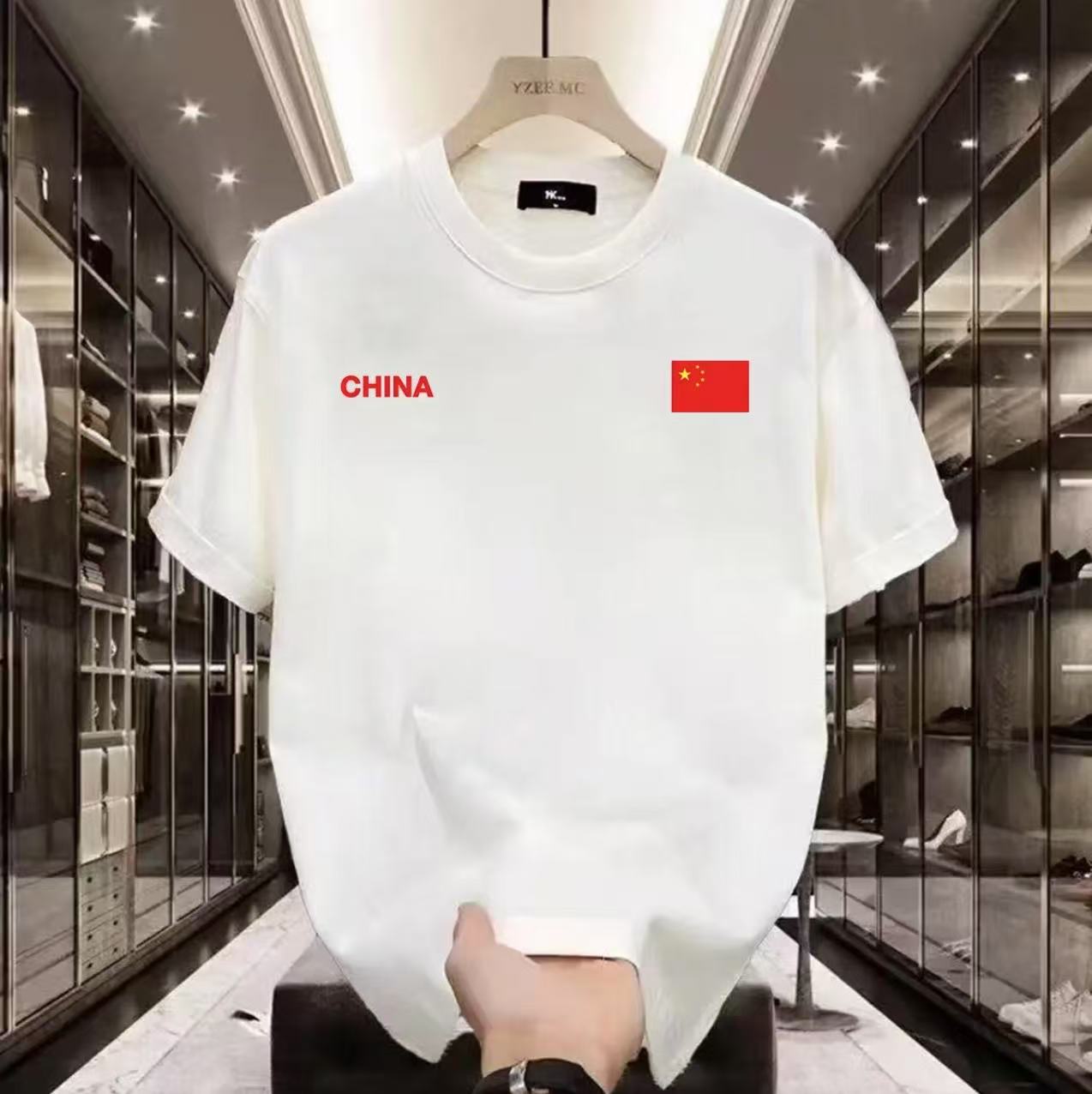 【夏季新款】2025夏季亲肤透气潮流短袖男女同款休闲百搭圆领白色