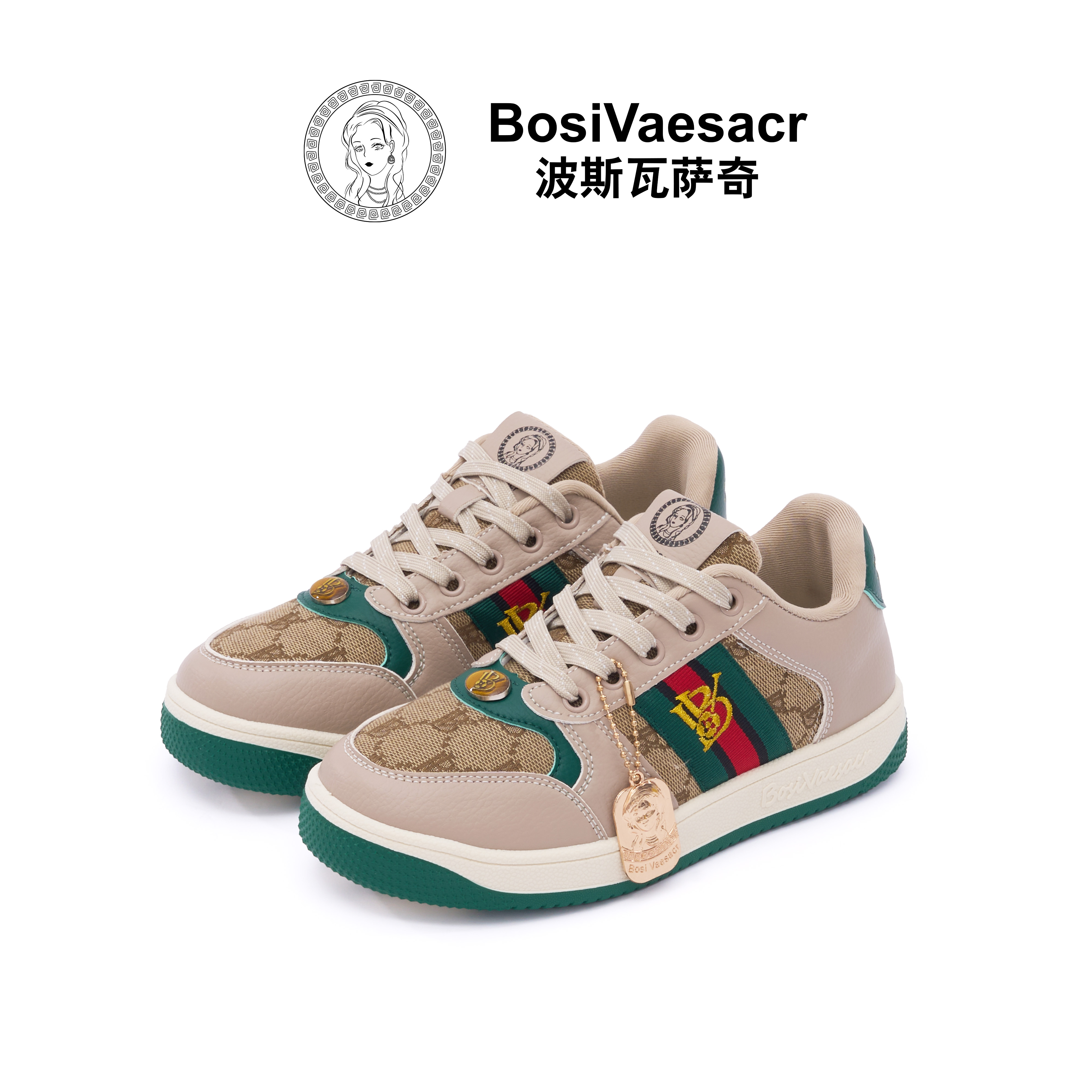 2025秋冬新款Bosi Vaesacr波斯瓦萨奇百搭轻奢时尚女鞋礼盒装