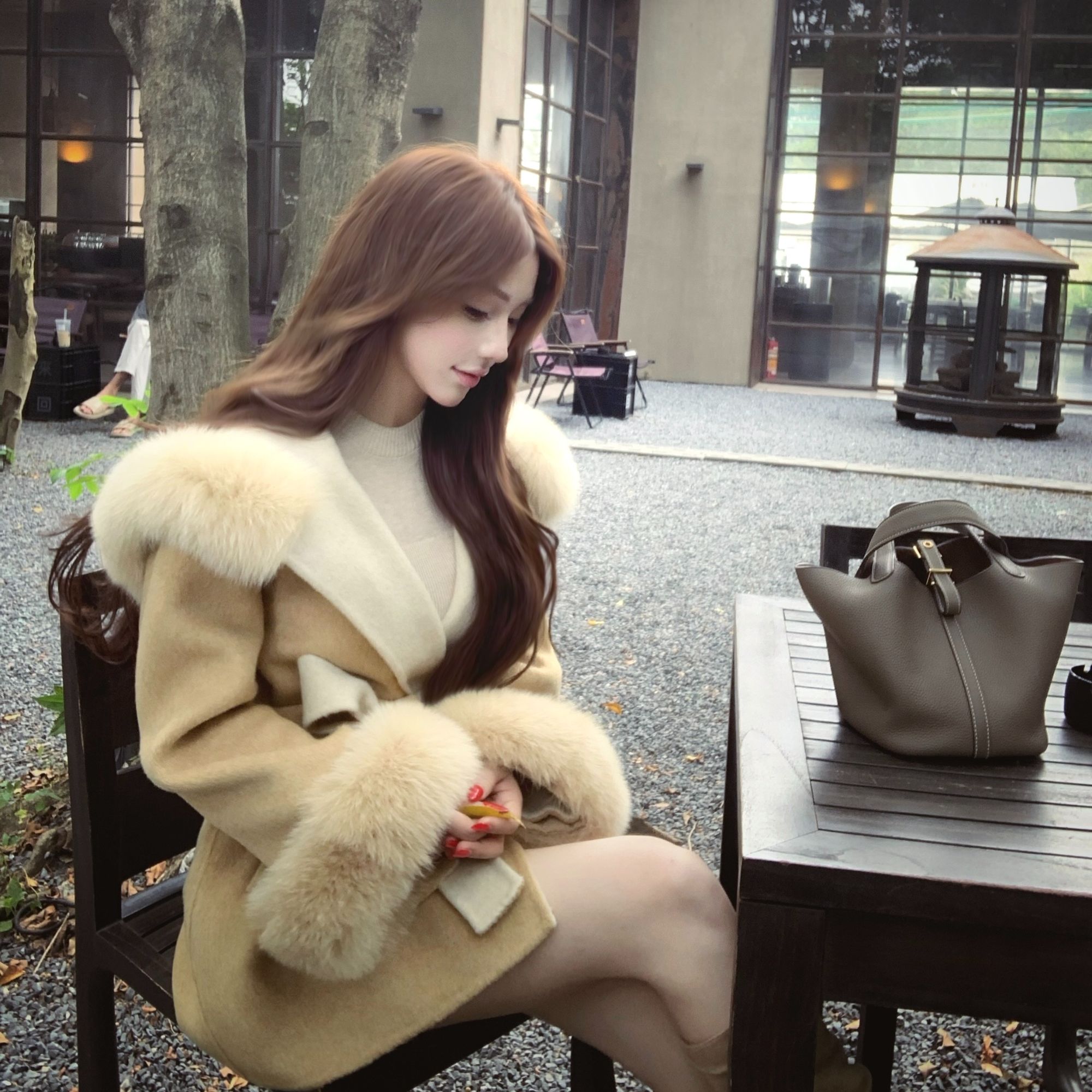 WW定制「鎏金暖阳」显瘦气质网红轻奢时尚贵气小众设计感外套