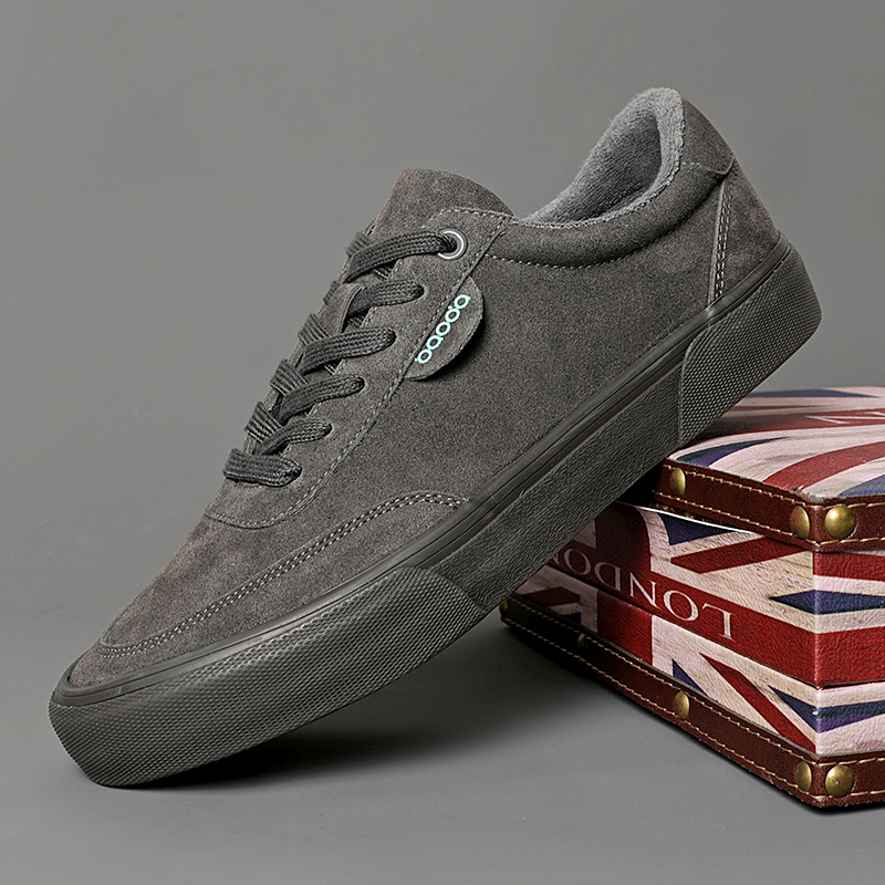 25新款男士休闲鞋牛纤绒柔软舒适百搭系带款时尚平替好物#25031