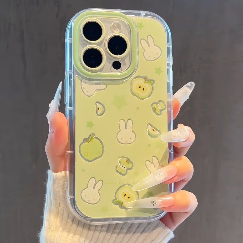 青苹果米菲适用苹果iphone小米15/14/13promax防摔vivo华为oppo