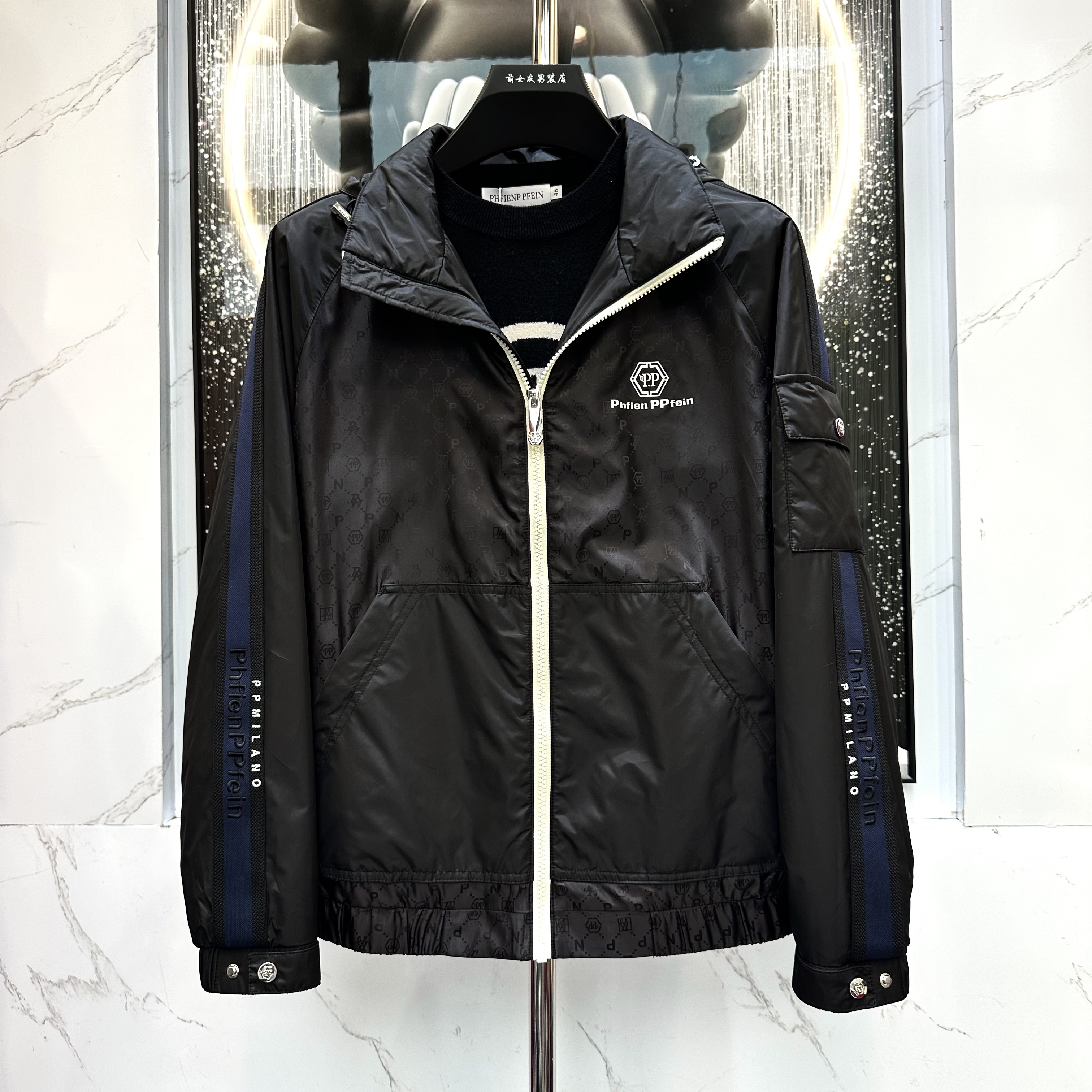 阔【PP羽绒服】冬季新款潮流休闲高奢外套羽绒服时尚男轻薄外套8222