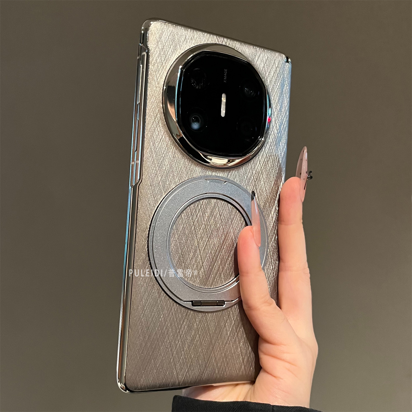 国风丝锦适用华为MateX6典藏版折叠屏手机壳简约高级感X5磁吸支架