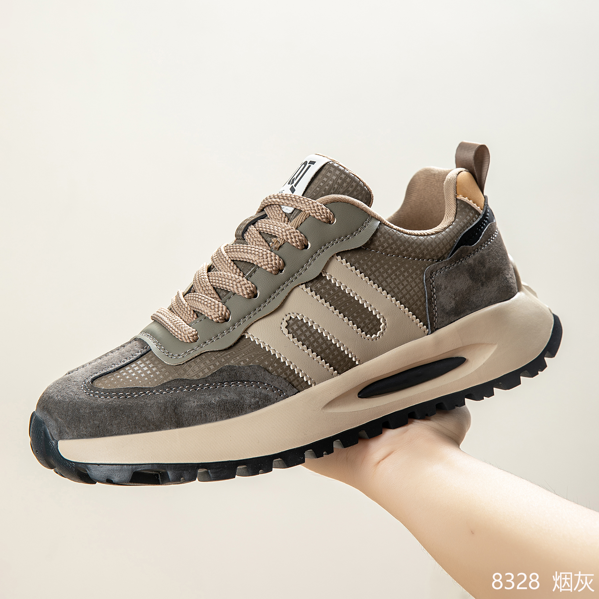 斯杰奇秋冬季户外跑步鞋情侣阿甘鞋防滑时尚休闲阿甘耐磨轻便透气