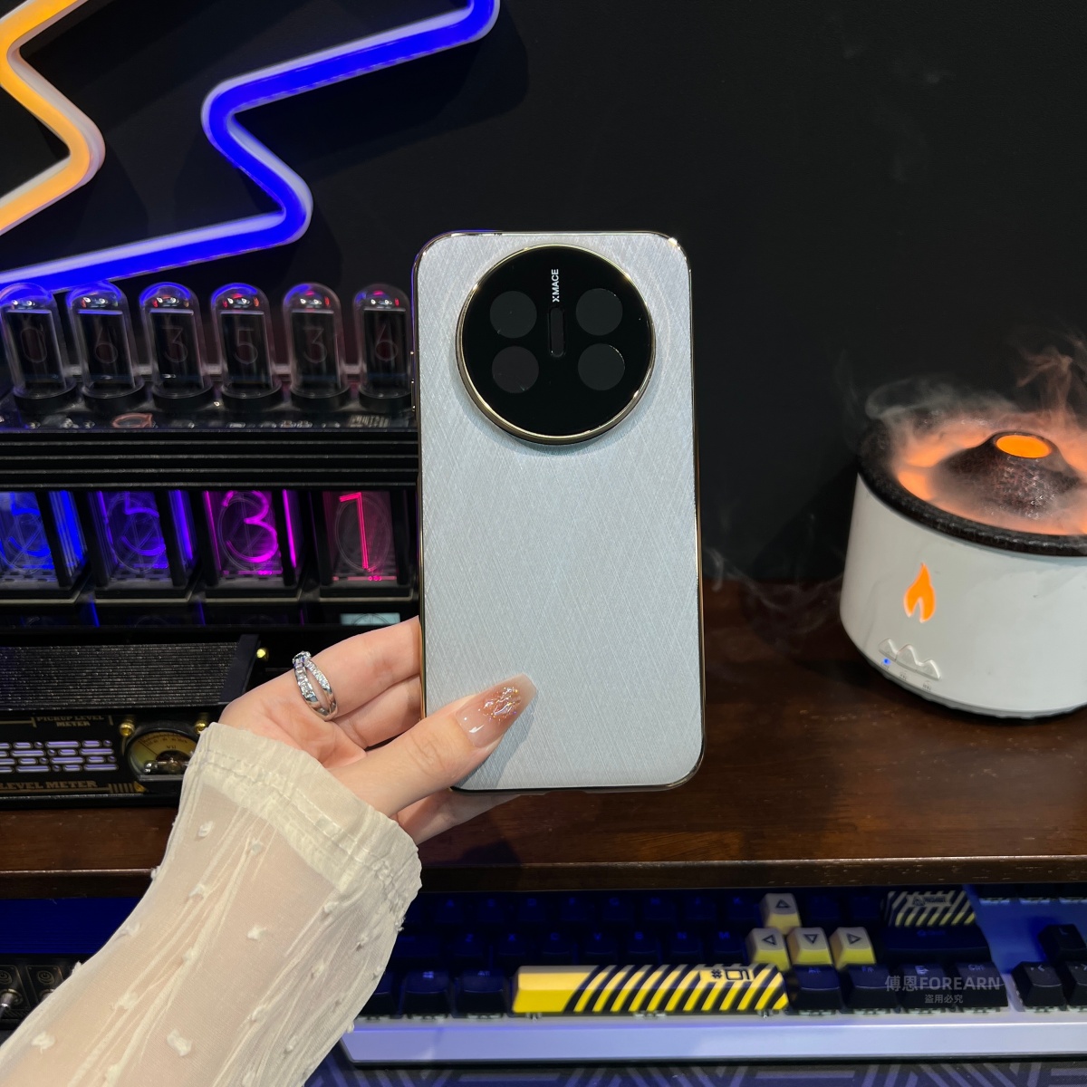 适用于华为mate70air手机壳Mate70 Air保护套后外全包防摔金丝