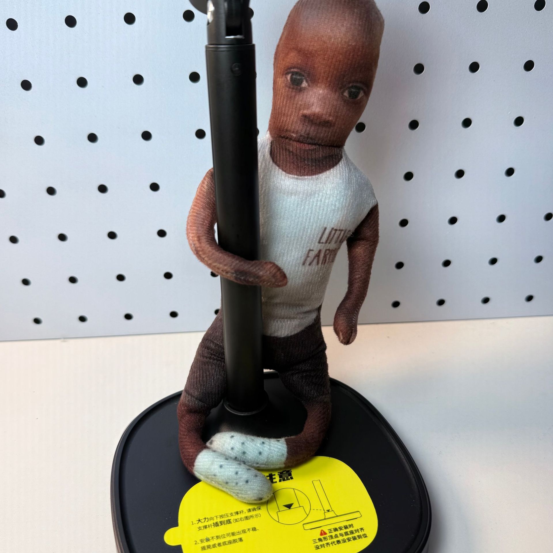 非洲十二少老鼠干抽象铁丝周边无白边抽象玩偶四肢分离有骨架礼物