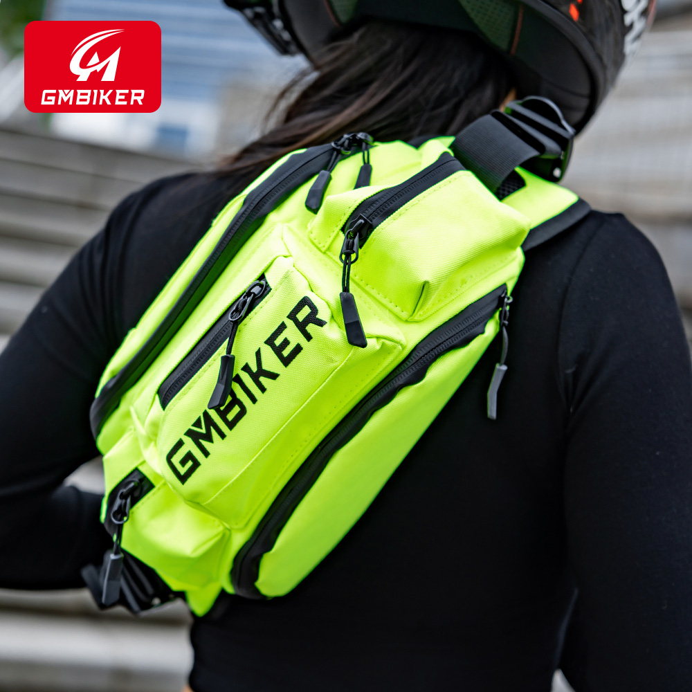 腰包摩托车骑行胸包机车装备斜挎包男女防水运动背包摩旅通勤长途