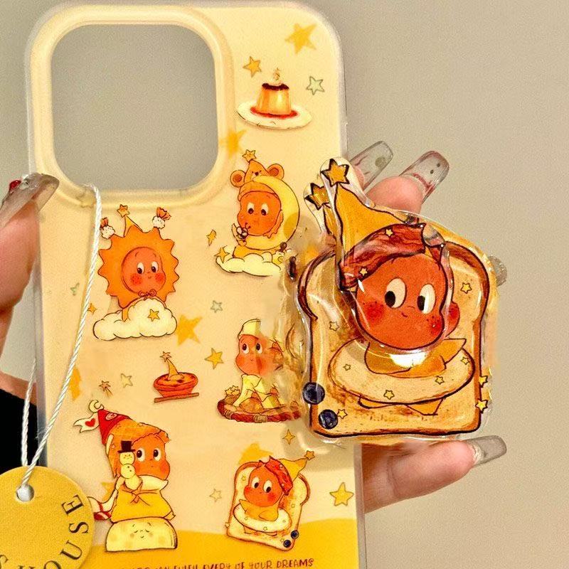 吐司星星人适用苹果17promax手机壳iPhone16华为OPPO小米VIVO女壳