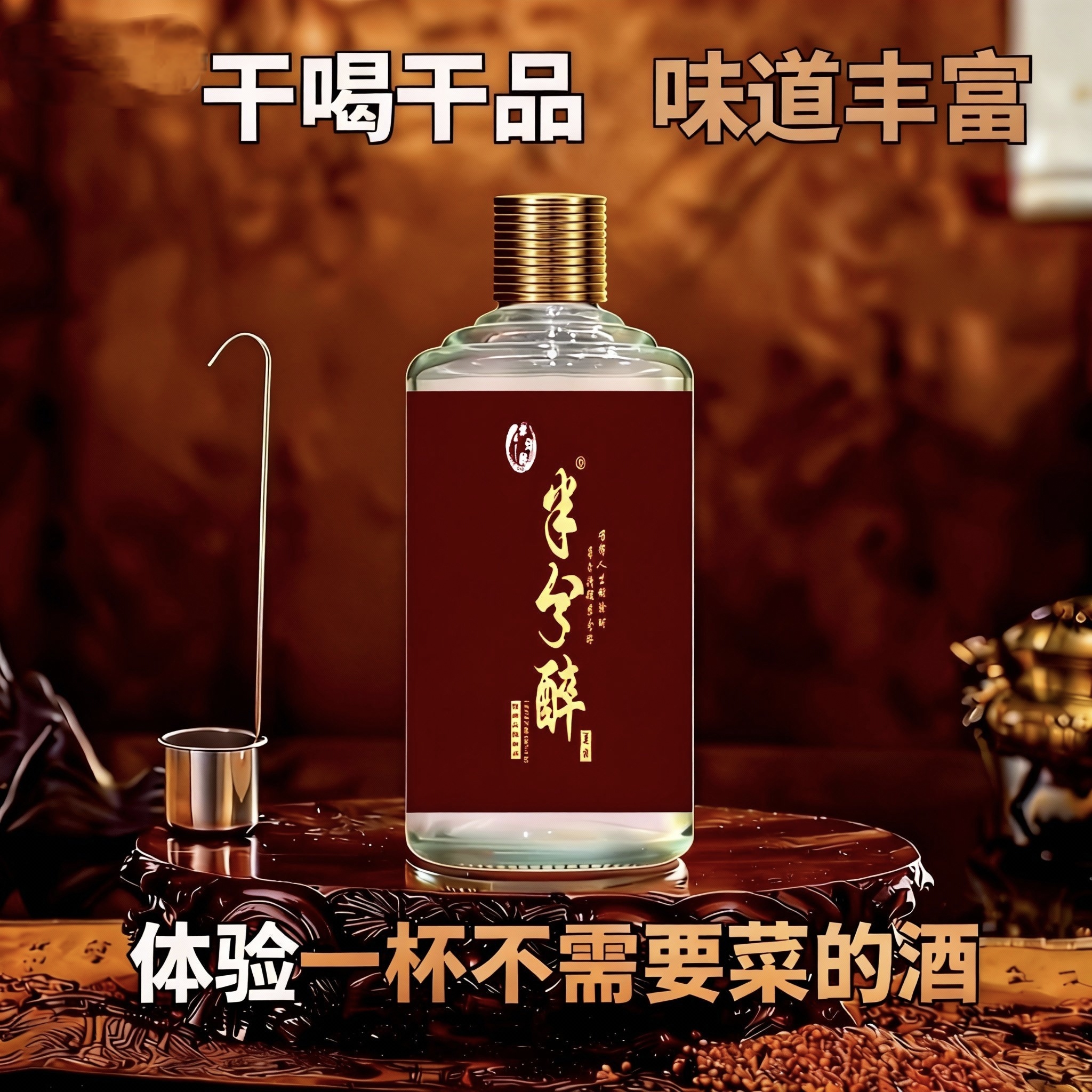 半分醉酱香白酒53度30ml夏日样酒大曲坤沙聚会送礼53%Vol30