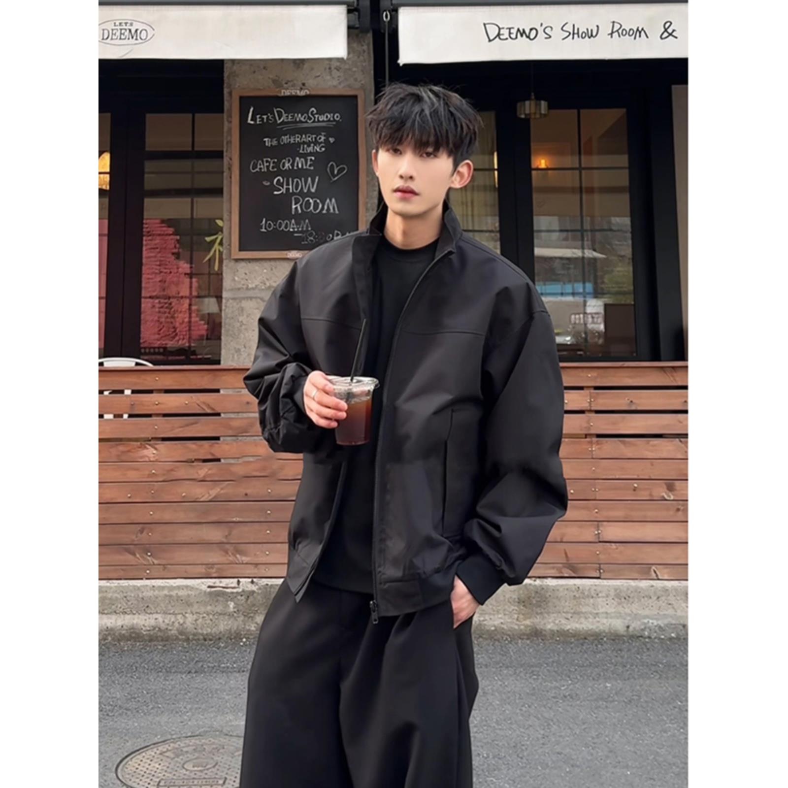 三防工装飞行夹克男春秋季立领户外棒球服外套短款工装冲锋衣上衣