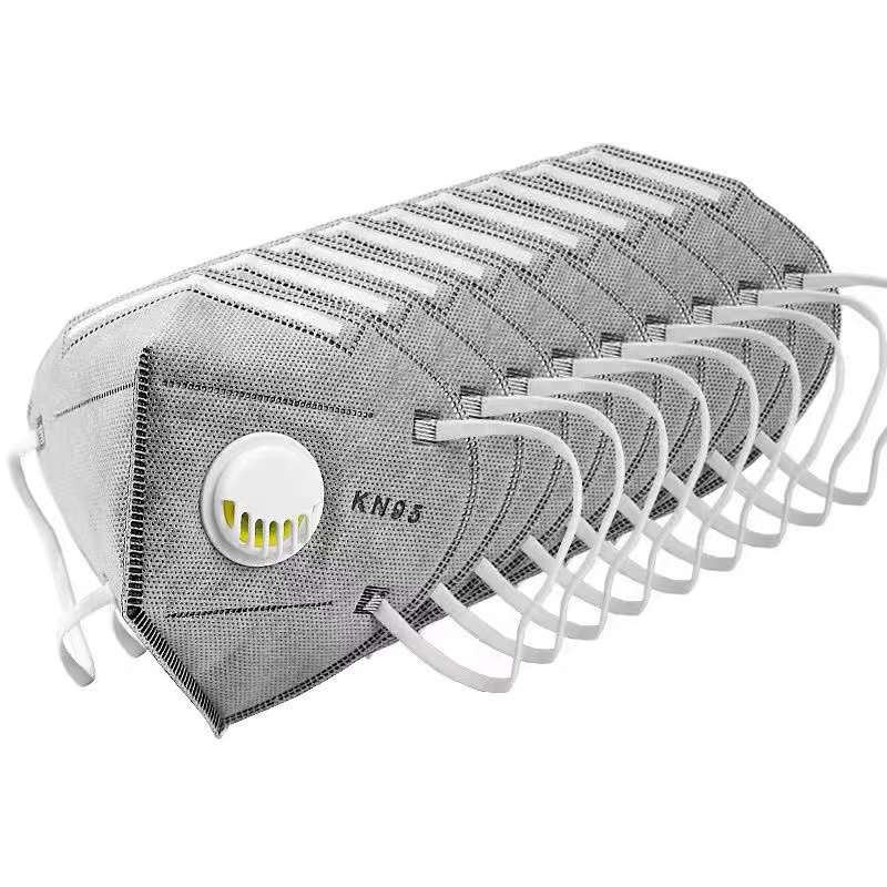 加厚kn95防尘口罩呼吸阀8层加厚成人防工业打磨防灰粉尘防异味