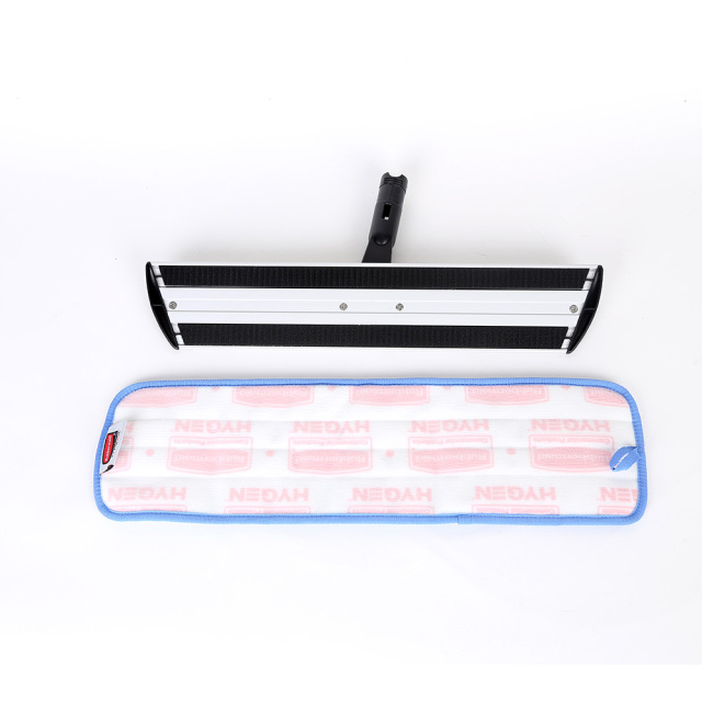 rubbermaid乐柏美家用地板平板拖把套装尘推除污拖布魔术贴替换布