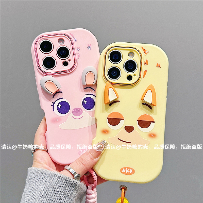 金属小胖妹适用苹果16/iPhone手机壳15promax防摔14/13爆款保护套