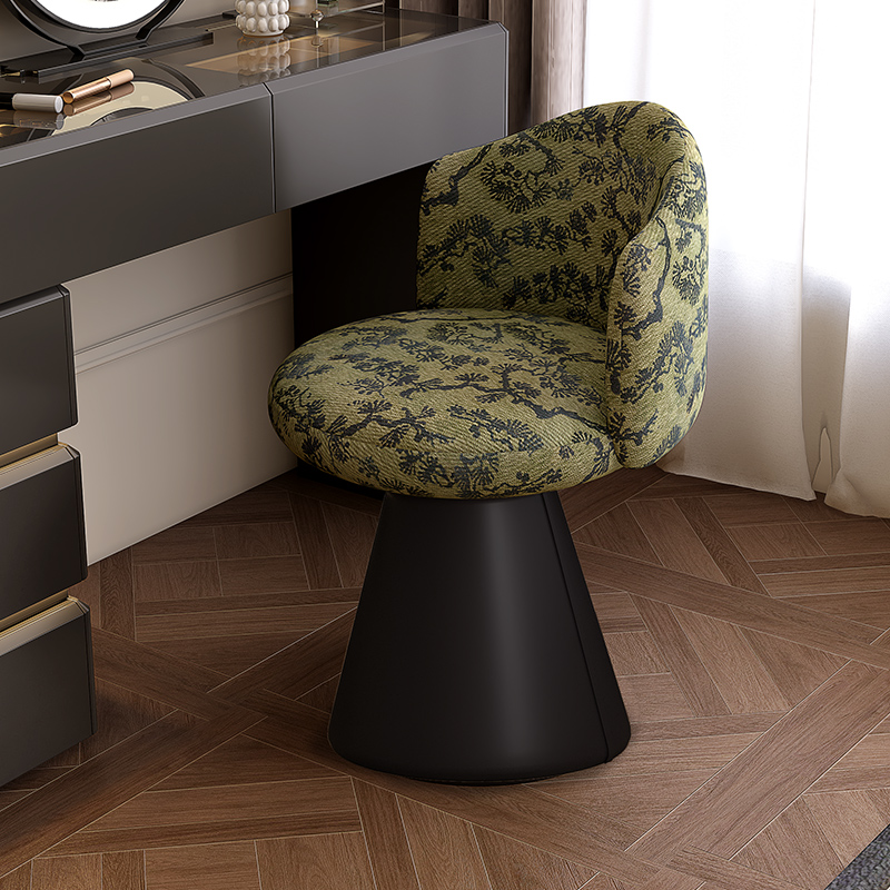 复古风化妆凳2025新款化妆椅女生卧室高级感家用中古靠背化妆椅子