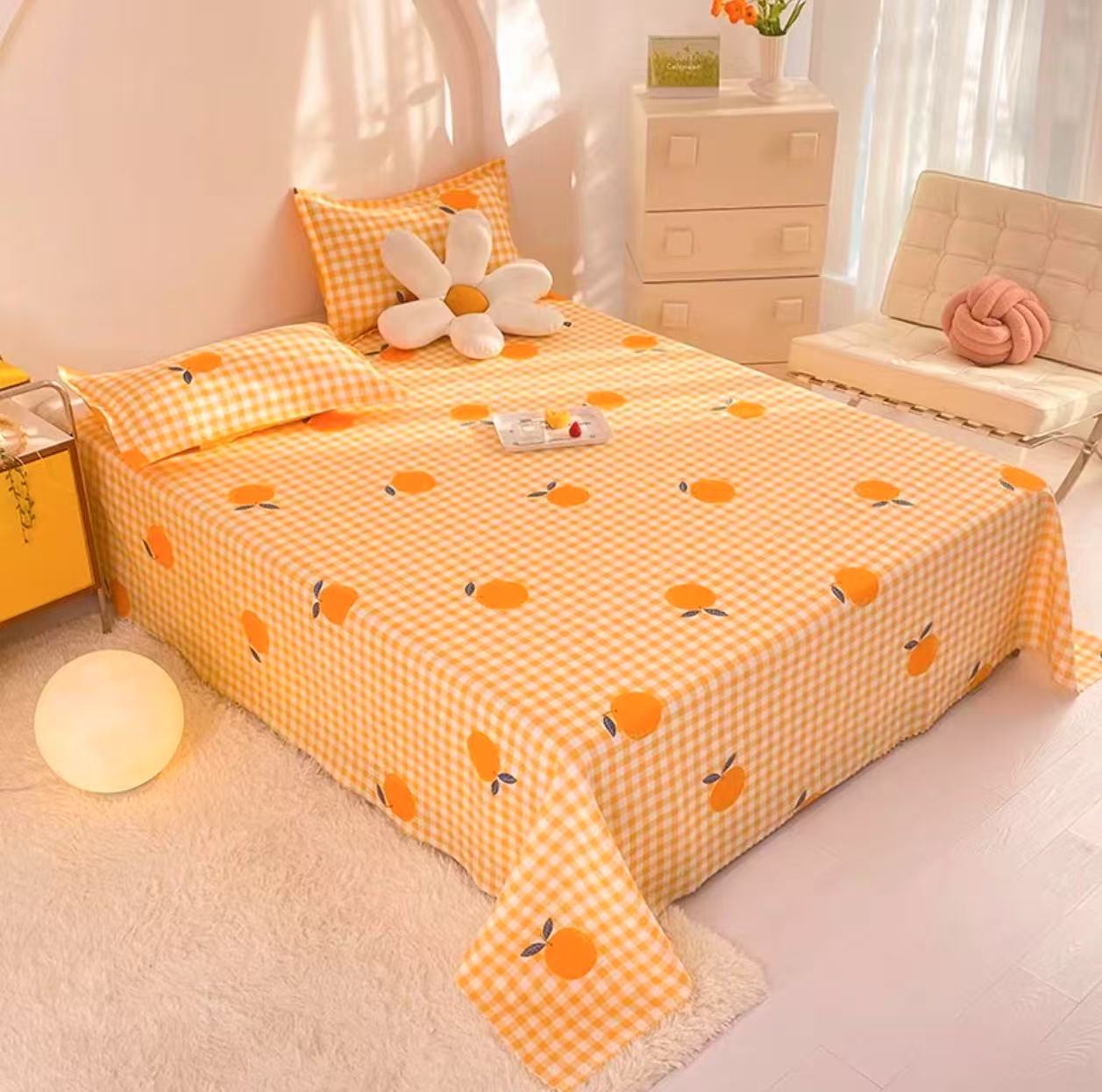 【主播联合厂家补贴】纯福利双人床单四季通用亲肤透气舒适柔软