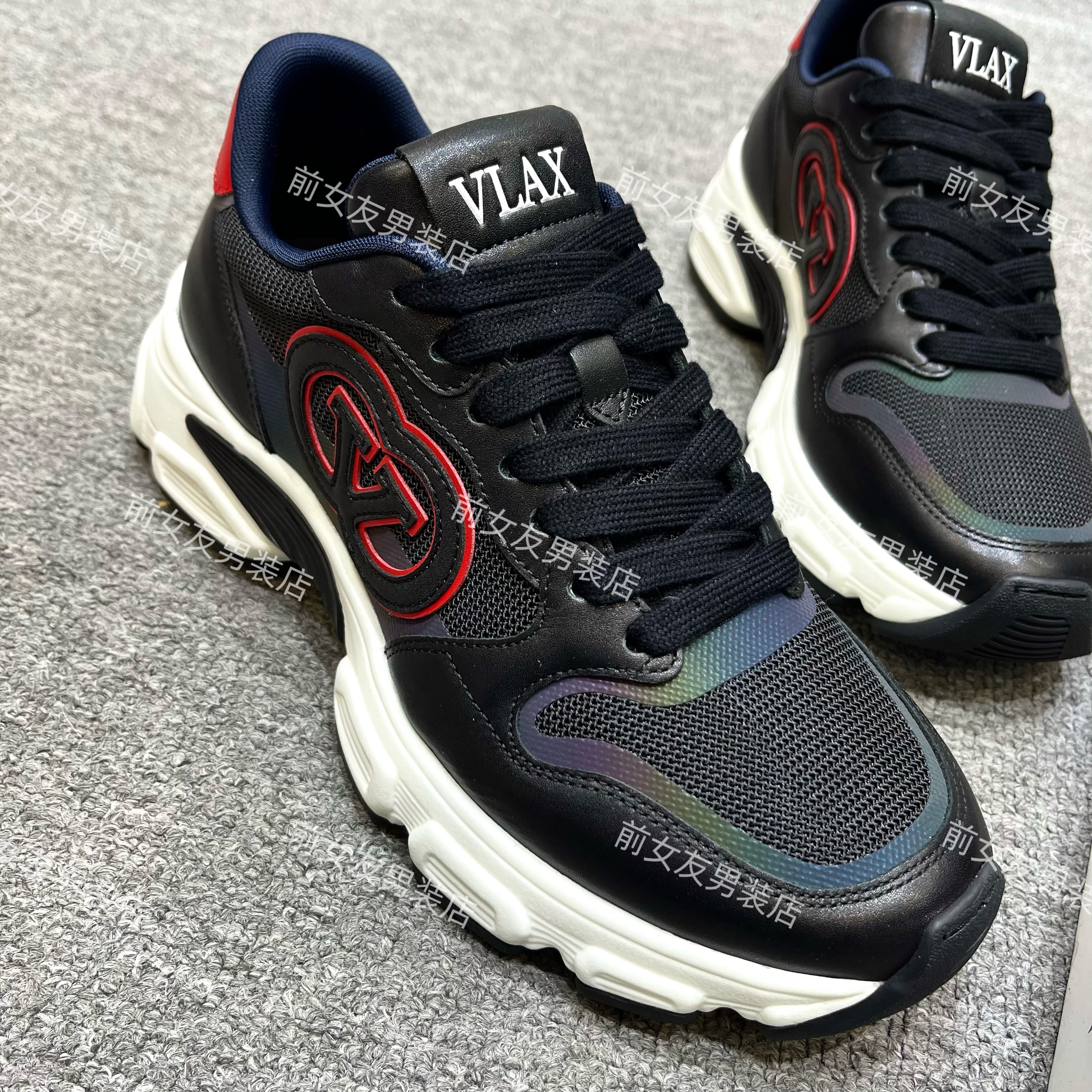 【高端鞋子】新款休闲鞋真皮男安脚软底软面男士潮流813A