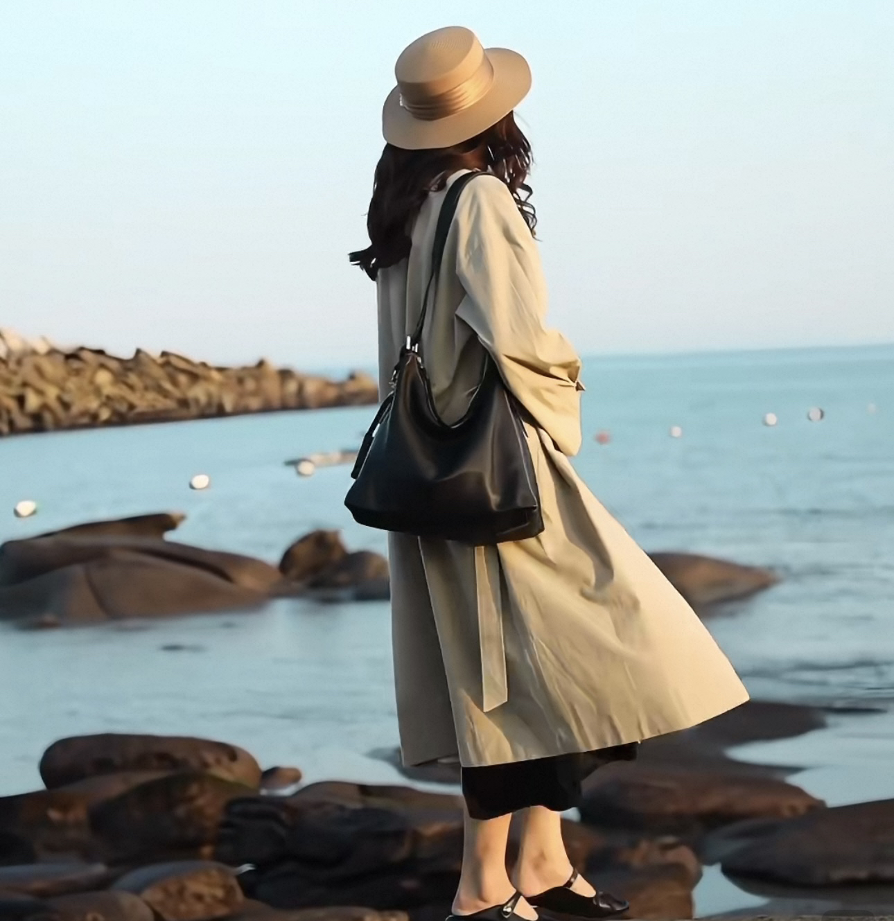 女士流浪包单肩斜挎包植鞣头层牛皮大容量托特包单肩包斜挎包2083