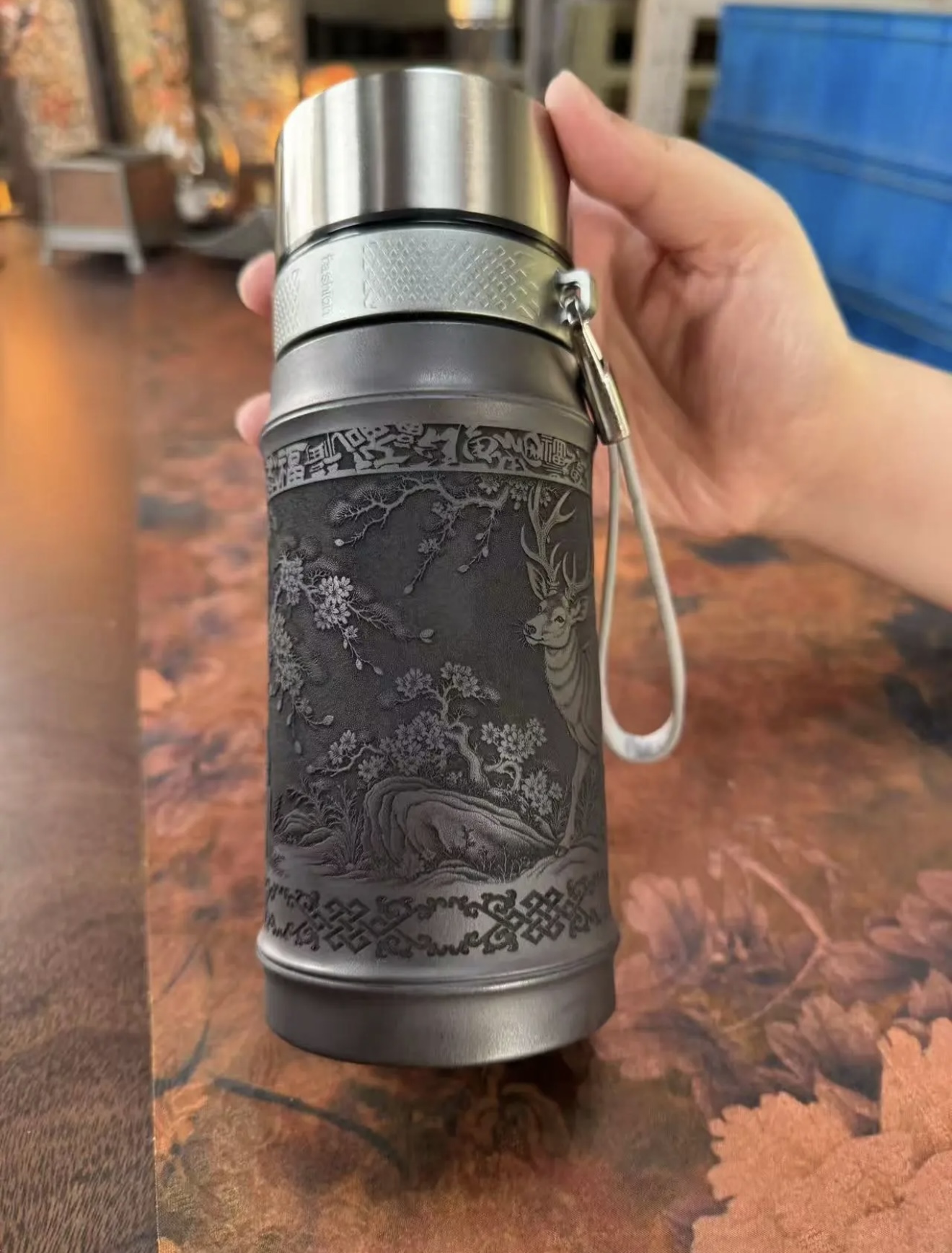 紫砂 满福 随身杯 车载旅行杯