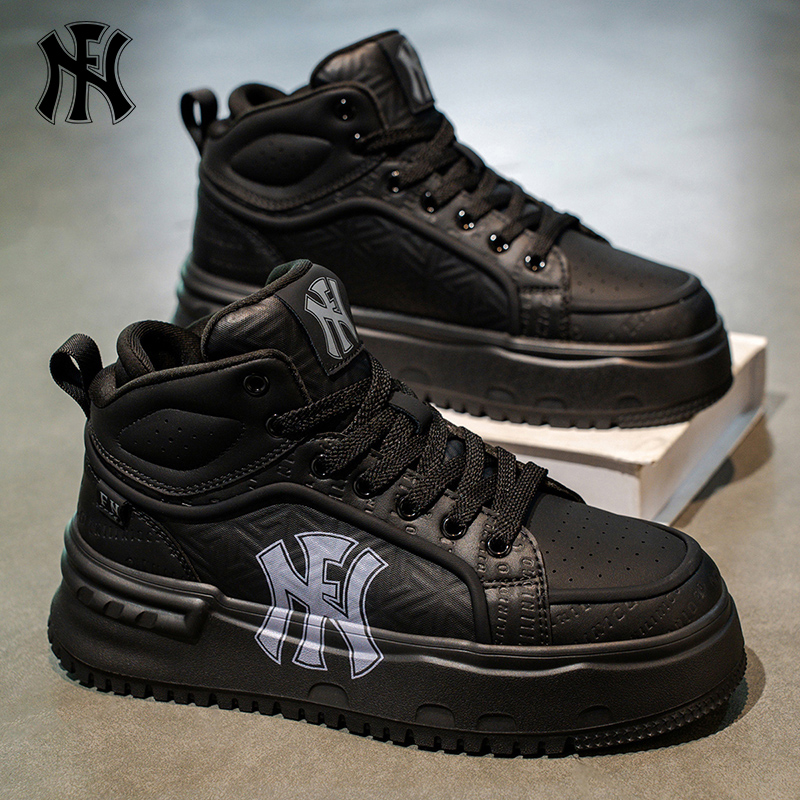 FN美式高街板鞋新款厚底增高复古男鞋时尚白蛋运动鞋户外防滑潮鞋