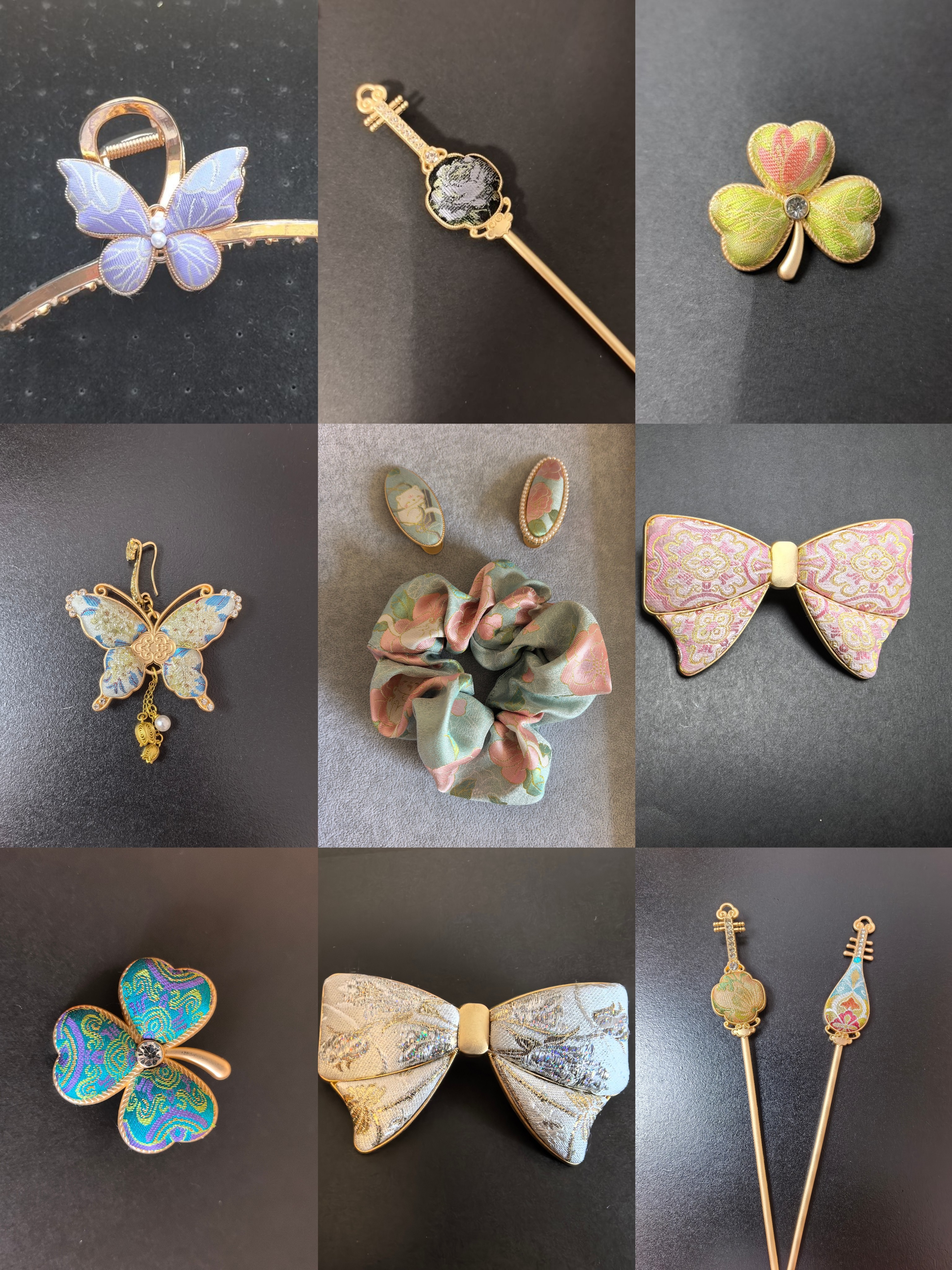 [直播专用链接]宋锦手工DIY发夹&理性消费$不退不换(9.9-100)