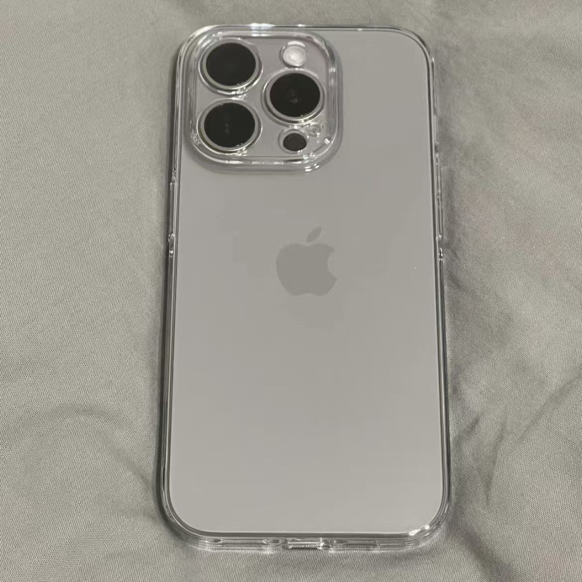 简约透明高级软壳适用苹果16promax手机壳iPhone15全包爆款12薄款