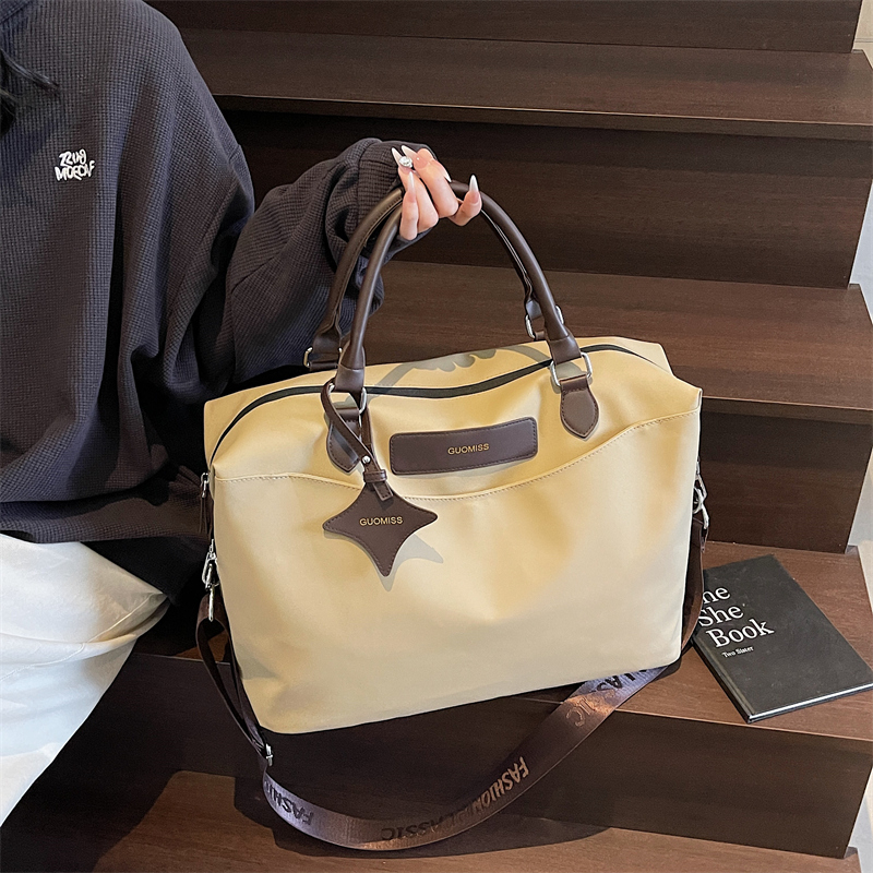 新品防水托特包通勤大容量旅行袋行李包男电脑包女高级感单肩百搭