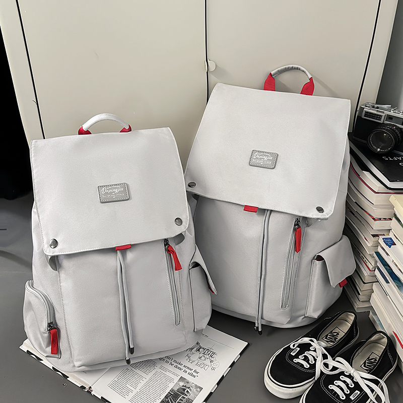 双肩包男电脑包高级感大学生高中生书包大容量休闲运动户外旅行包