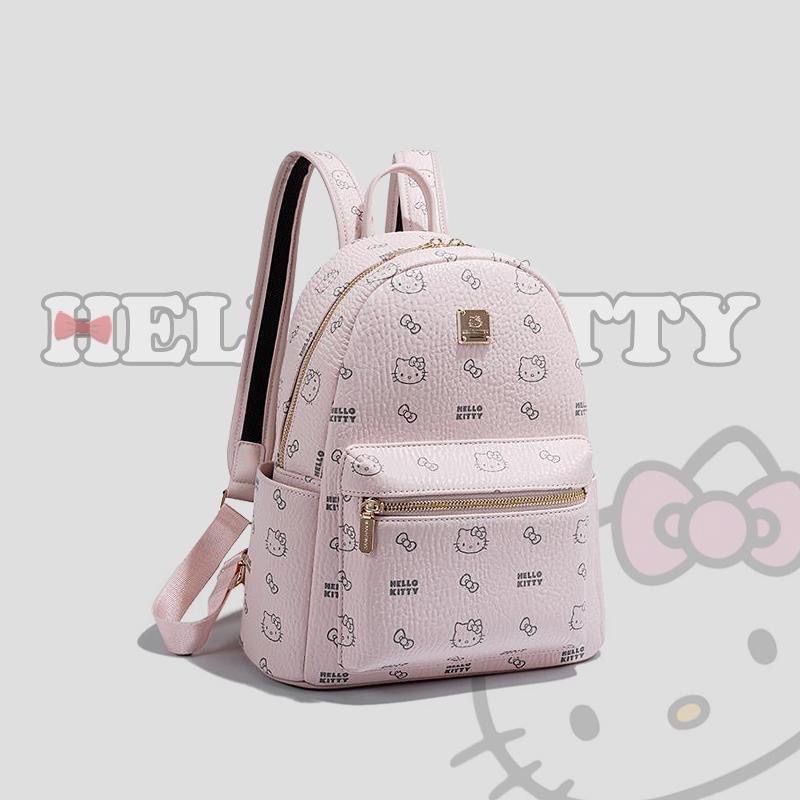 HelloKitty凯蒂猫双肩包时尚百搭女士背包大容量书包白色包女背包