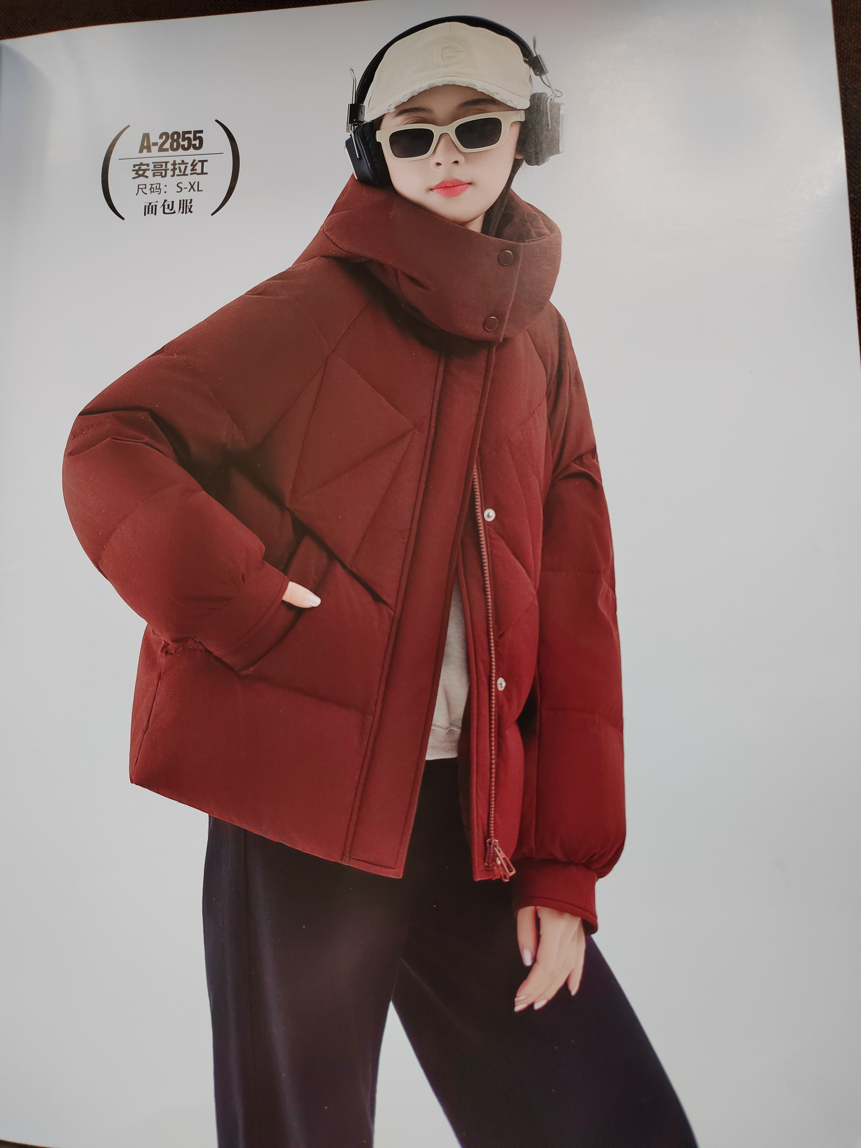 A2855羽绒服衣皮衣壳