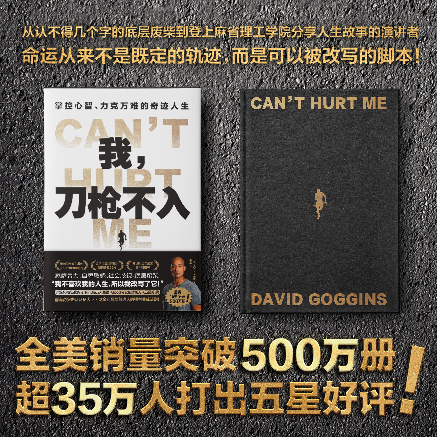 我刀枪不入 掌控心智力克万难的奇迹人生 大卫戈金斯著励志心理学