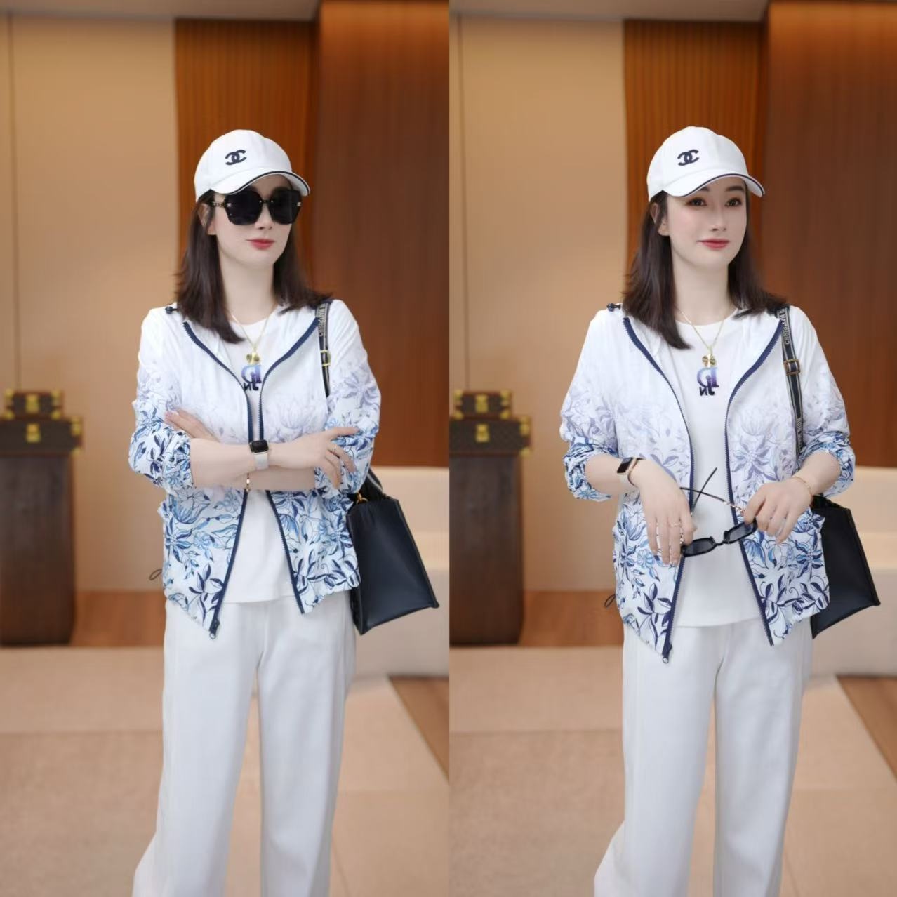【渐变蓝海】UPF50+定制防晒轻薄夏季透气防晒外套XY25360