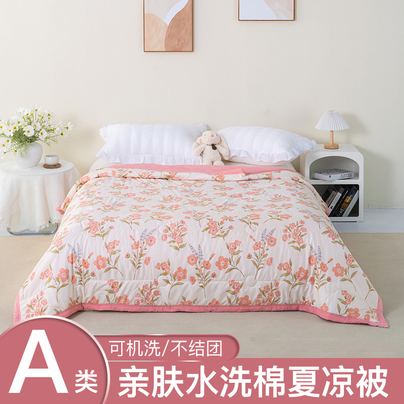 【试睡15天】新款2025夏凉被空调被单双人学生宿舍可水洗薄款被子