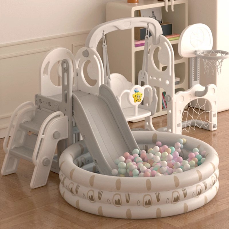 德国儿童滑滑梯室内家用2-10岁宝宝滑梯秋千多功能组合小型游乐园