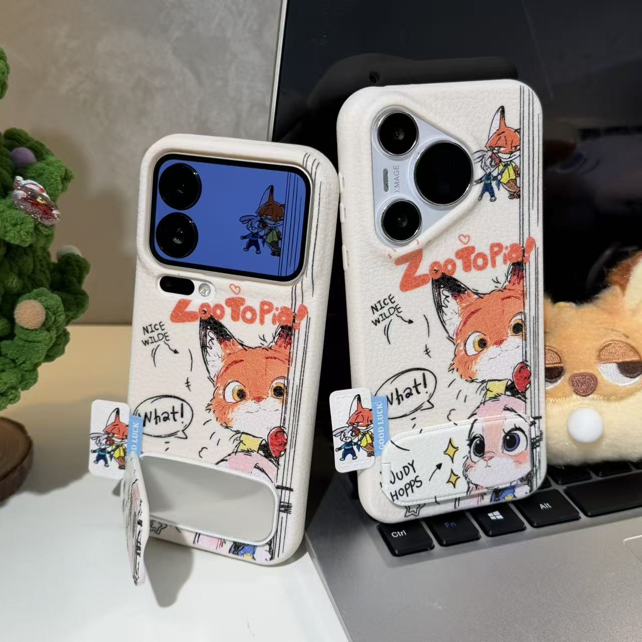 GGBond探头朱迪尼克支架适用苹果16皮纹手机壳小米17vivo华为oppo