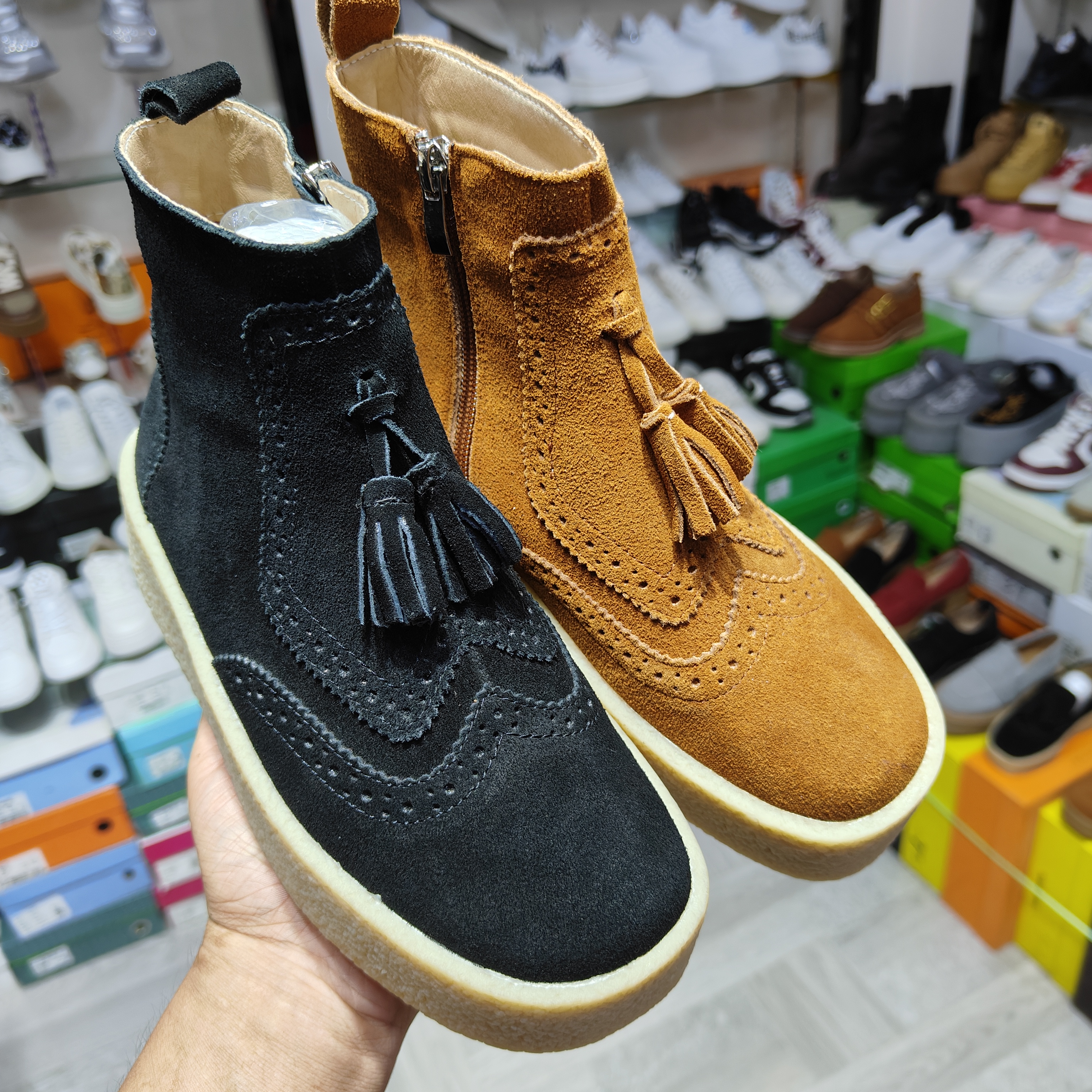 真皮时尚女鞋جىڭ خۇرۇم 正版女鞋网红女鞋019