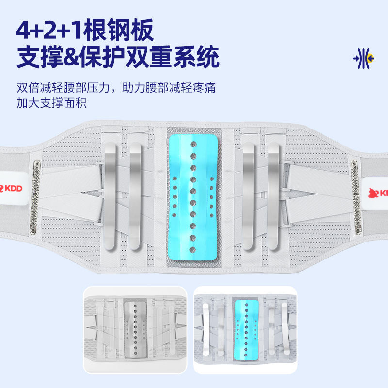 龙骨款腰部护腰带透气调节钢板全方位支撑腰带腰椎间盘护腰热敷