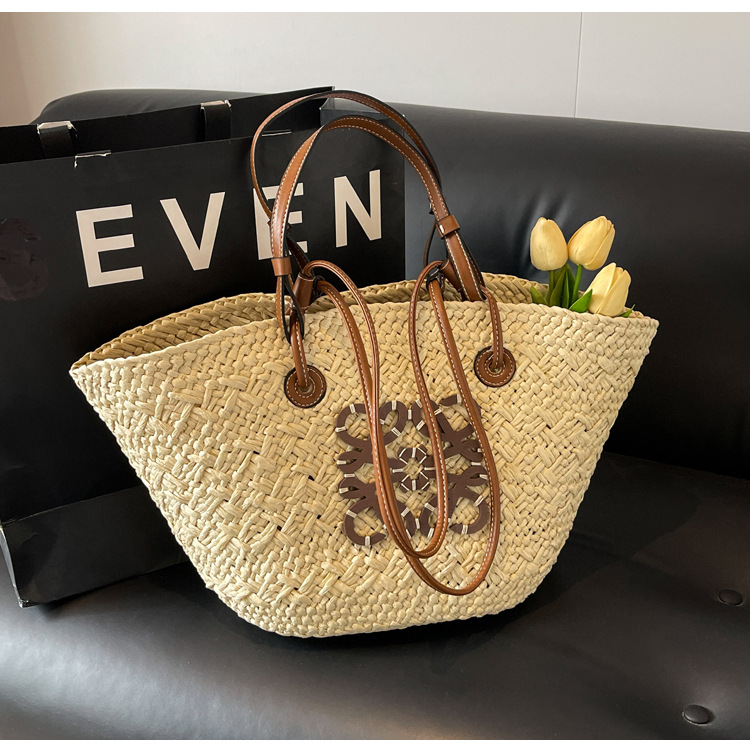 草编包包女包大容量编织托特包手提包海边度假沙滩包女包潮流586