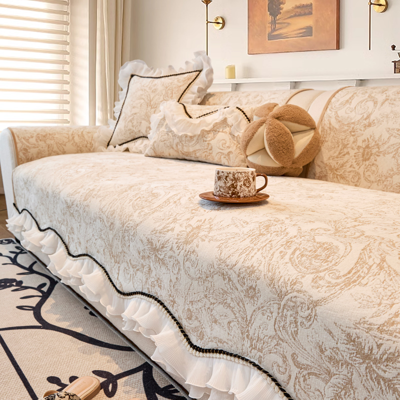 唯蒂妮【缇娜款】法式直排沙发垫秋冬季法式小香风沙发垫防滑四季款