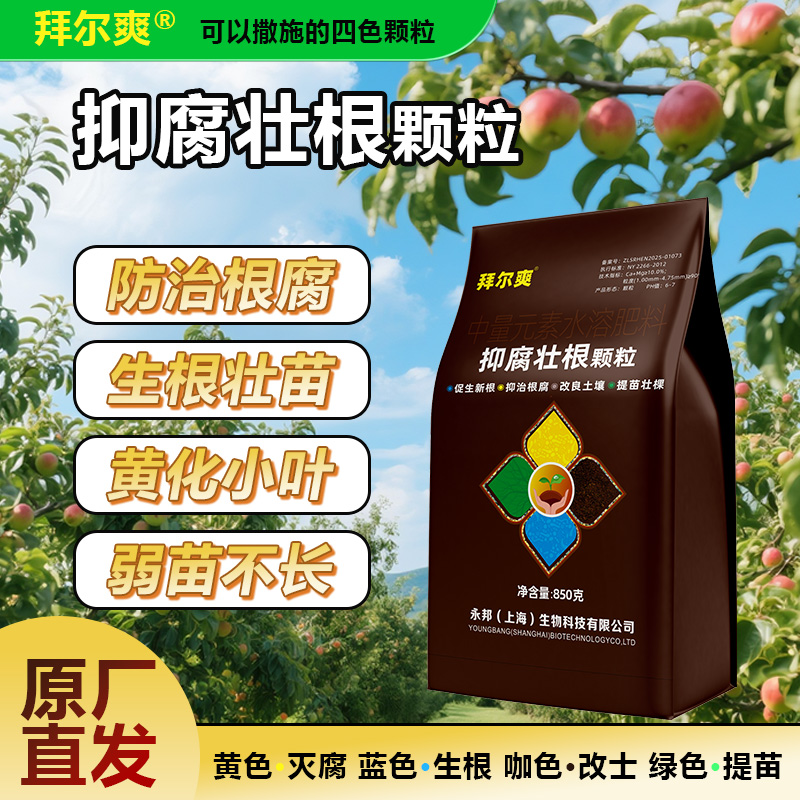 抑腐壮根颗粒根腐烂根青枯生根养根提苗壮棵苗弱重茬黄叶黄龙肥料