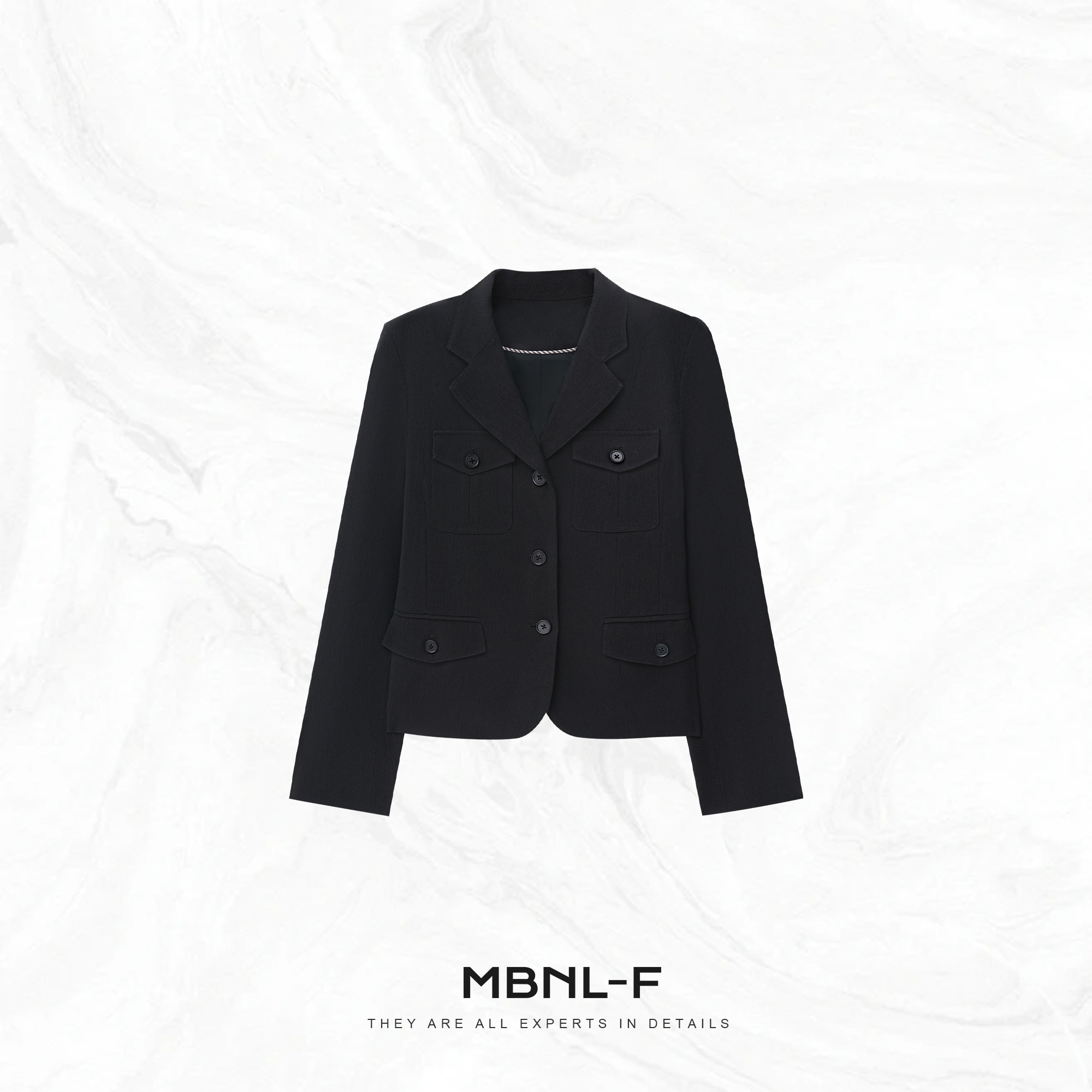 MBNL-F“小香西装” 英伦风金扣高定西装外套 秦磊XM-XWT5012