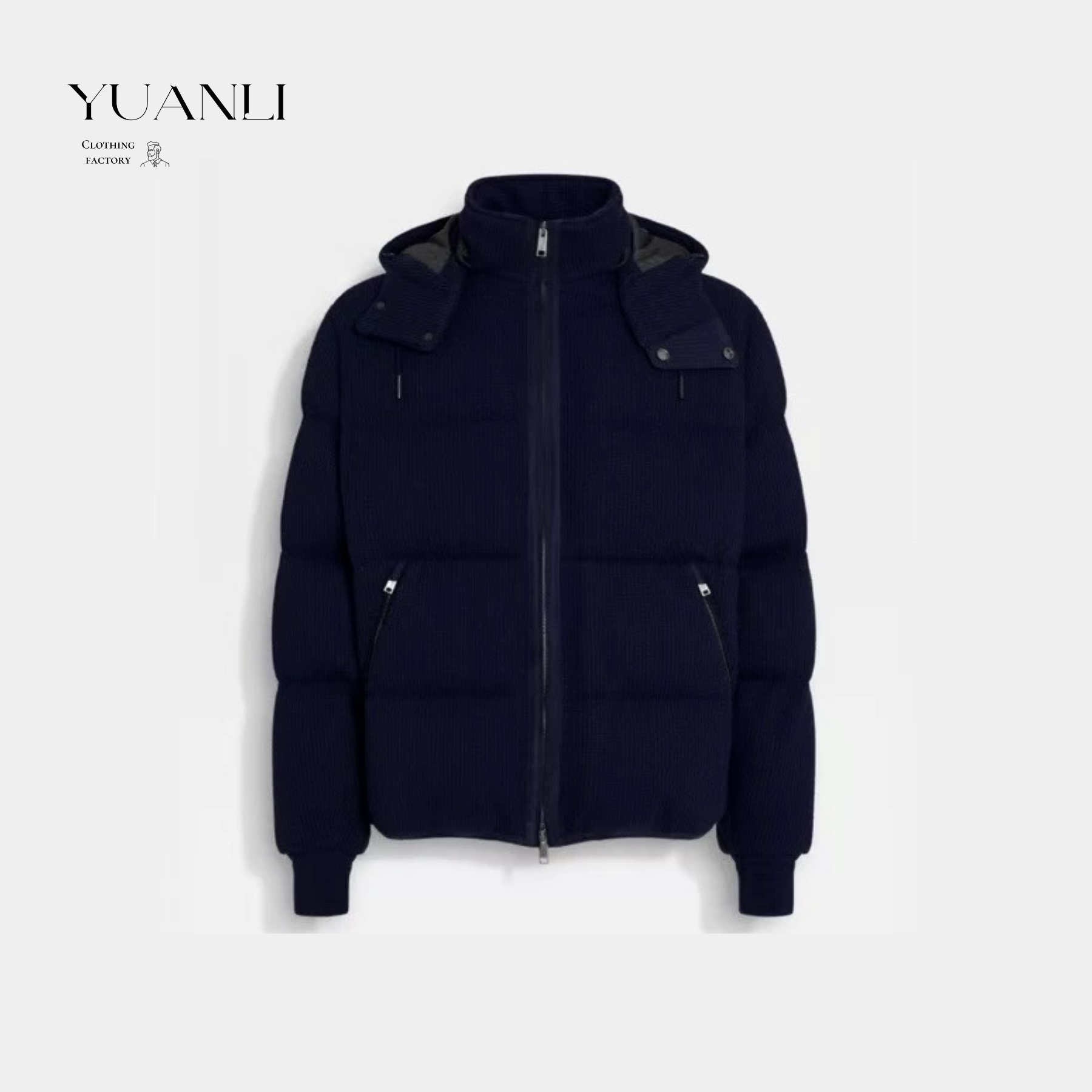 【30603-LY】高奢男装 2025秋冬新款 男士灯芯绒束腰新国标90鹅绒服