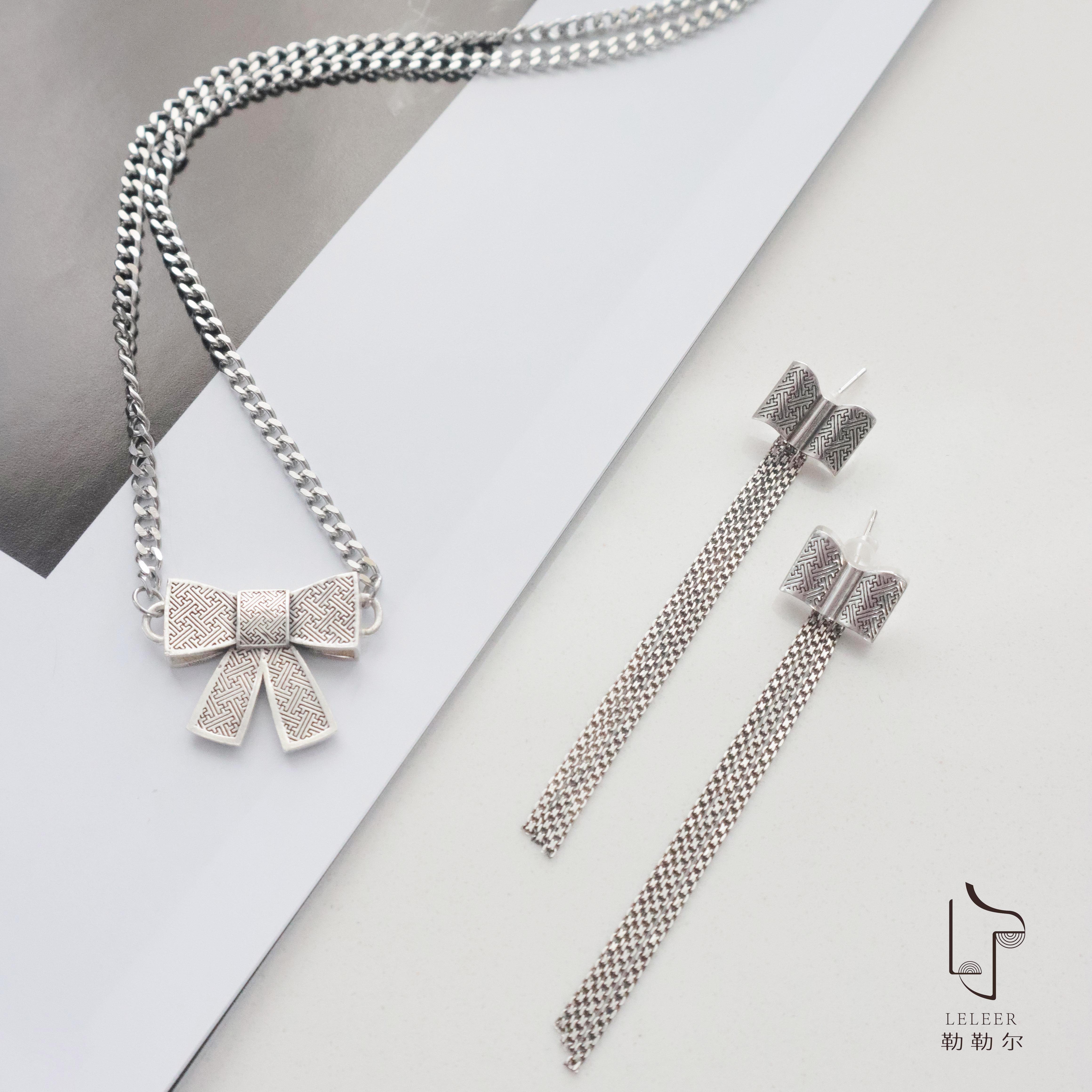 吊坠925银 勒勒尔曲水纹元素新中式织银为结项链气质小众不撞款